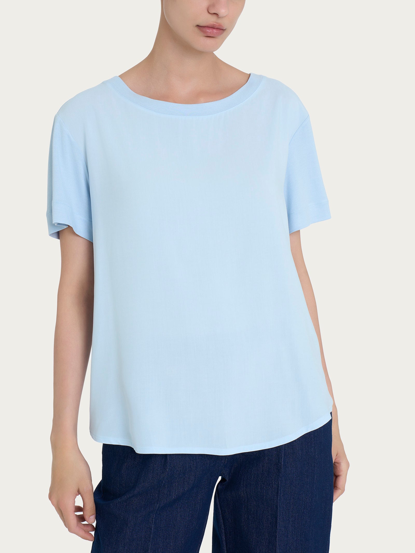 Ragno Viscosa Summer Barchetta Maglietta Skyway Fresca