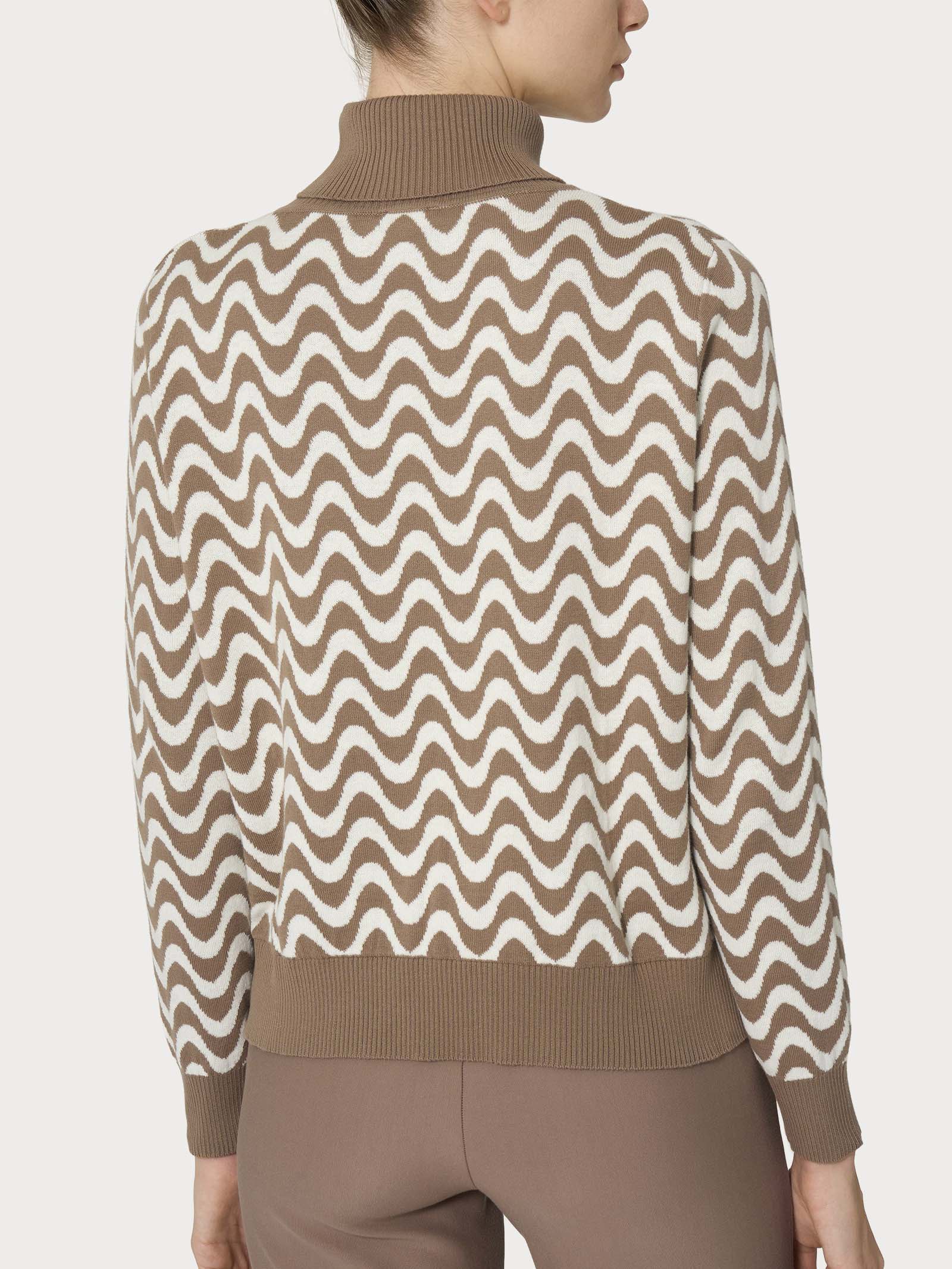 Ragno Winter Cotton Dolcevita Corto Pine Bark cotone