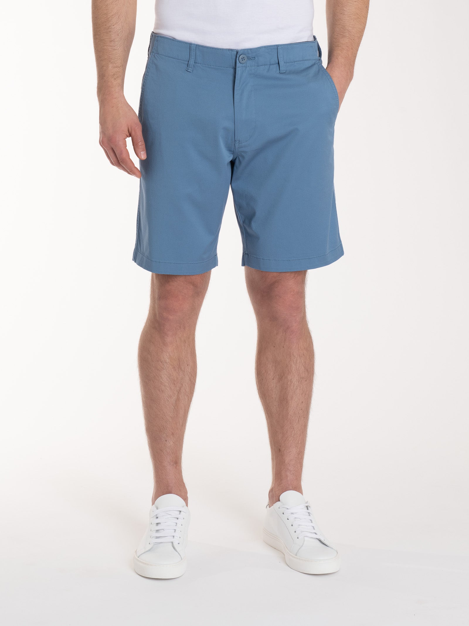Ragno Summer Twill Bermuda Uomo Tasche Coronet Blue