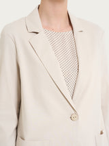 Ragno Super Fresh blazer destrutturato champignon leggero
