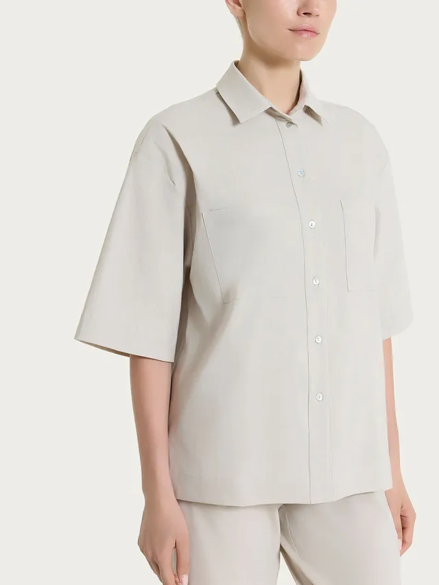 Ragno Super Fresh Camicia Corta Champignon in cotone
