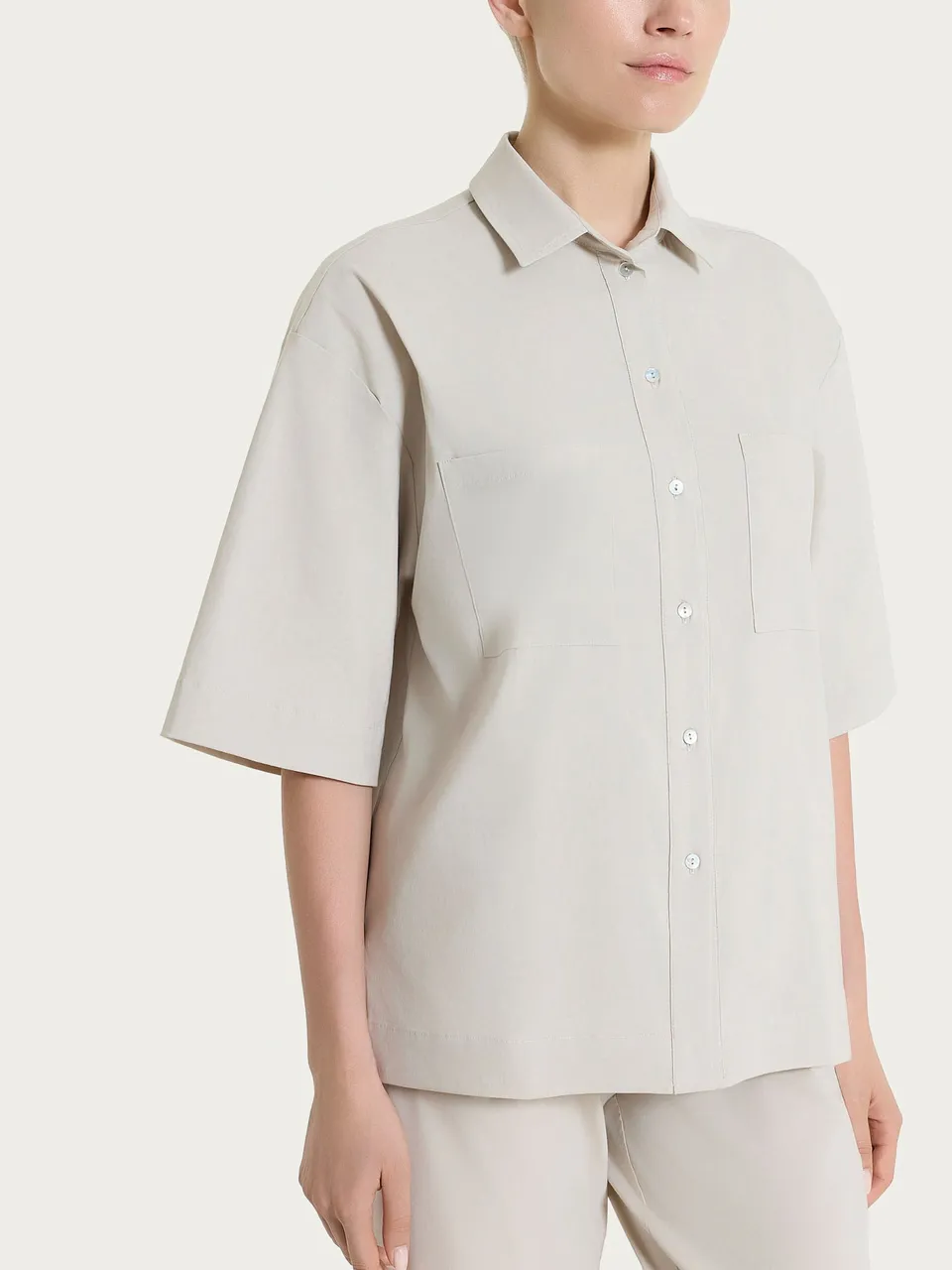 Ragno Super Fresh Camicia Corta Champignon in cotone