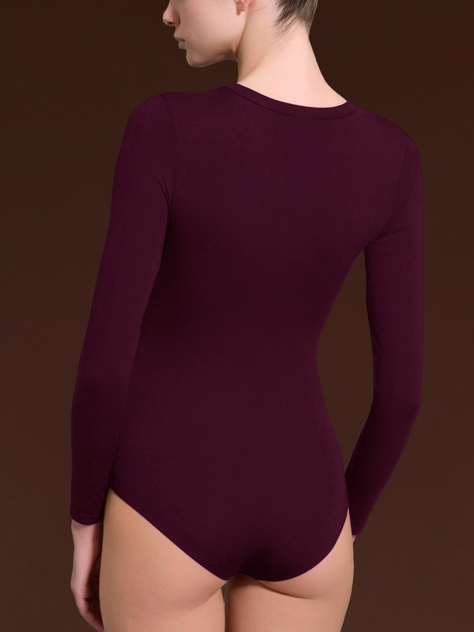 Ragno Tenderwool Body Girocollo Donna Cashmere Fig