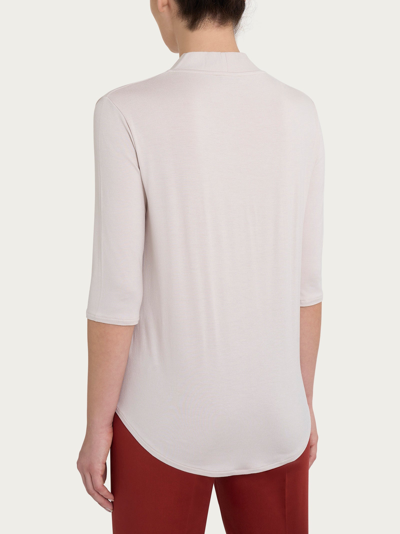 Ragno Viscosa Summer maglietta scollo V Champignon