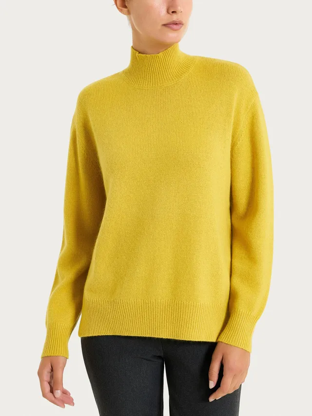 Ragno SL Lupetto Natural Soft Collo Alto Oil Yellow