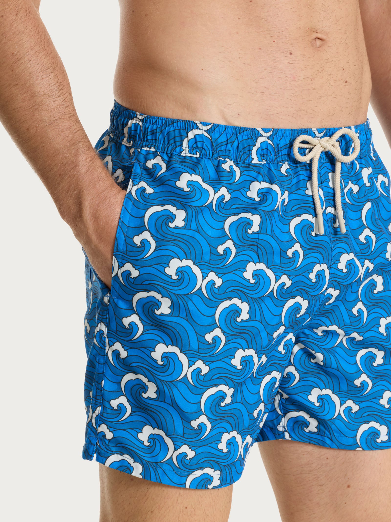 Ragno Boxer Mare Fantasia Blue Blush Costume Uomo Asciugatura Rapida