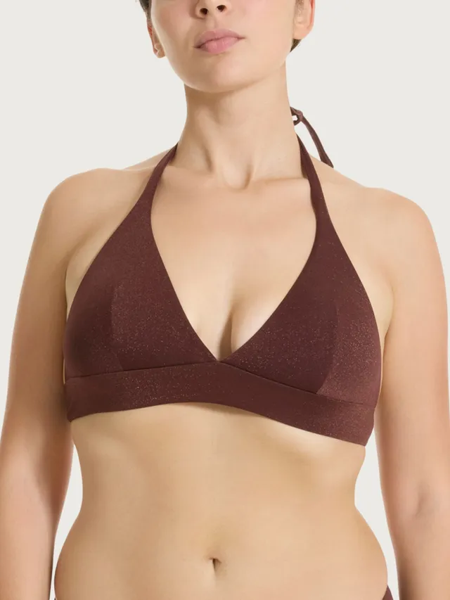 Ragno Invisible Reggiseno Triangolo Chocolate Fondant Lurex