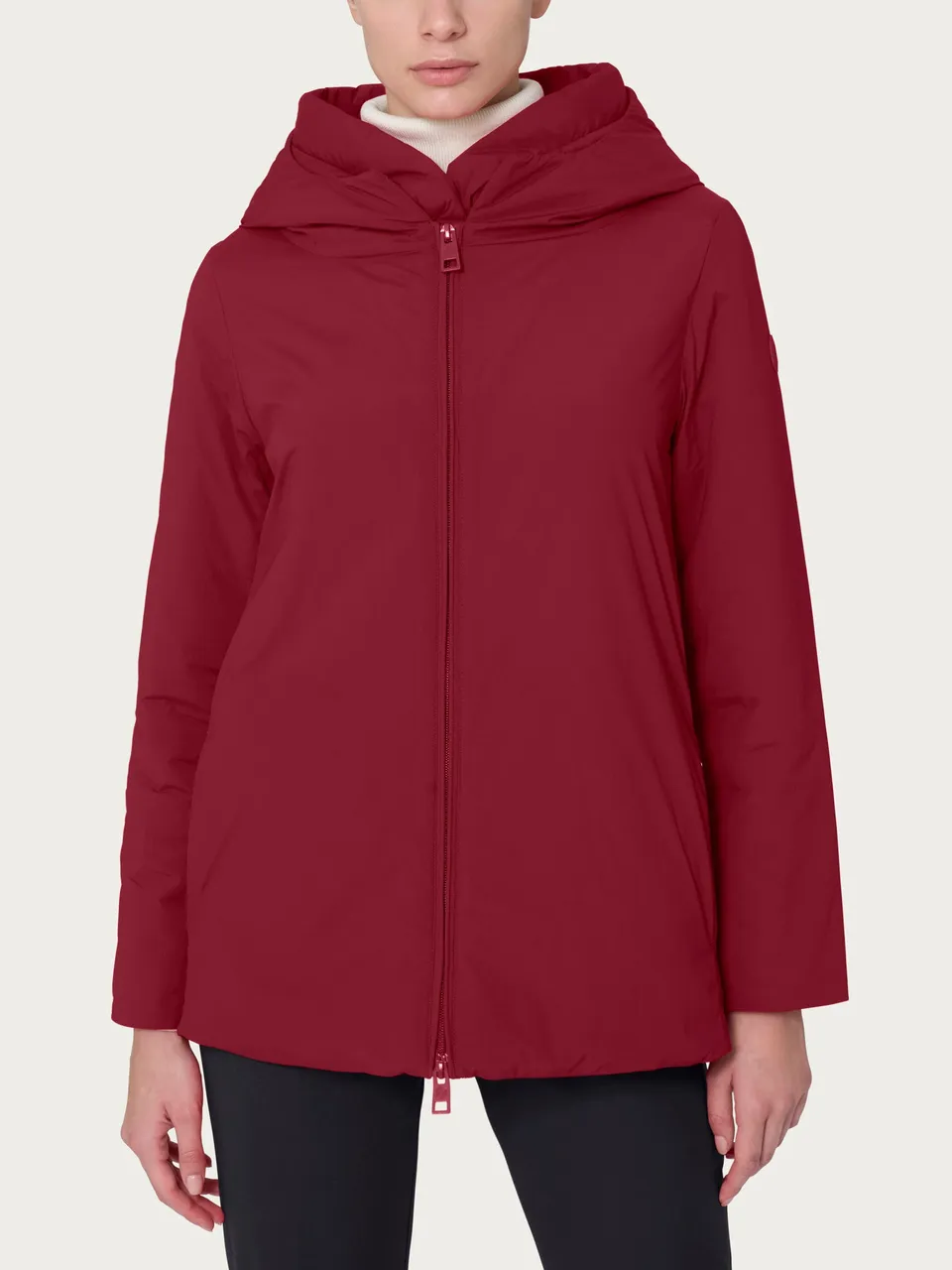 Ragno SL Outerwear Piumerino Lana 150g Rosso Cappuccio