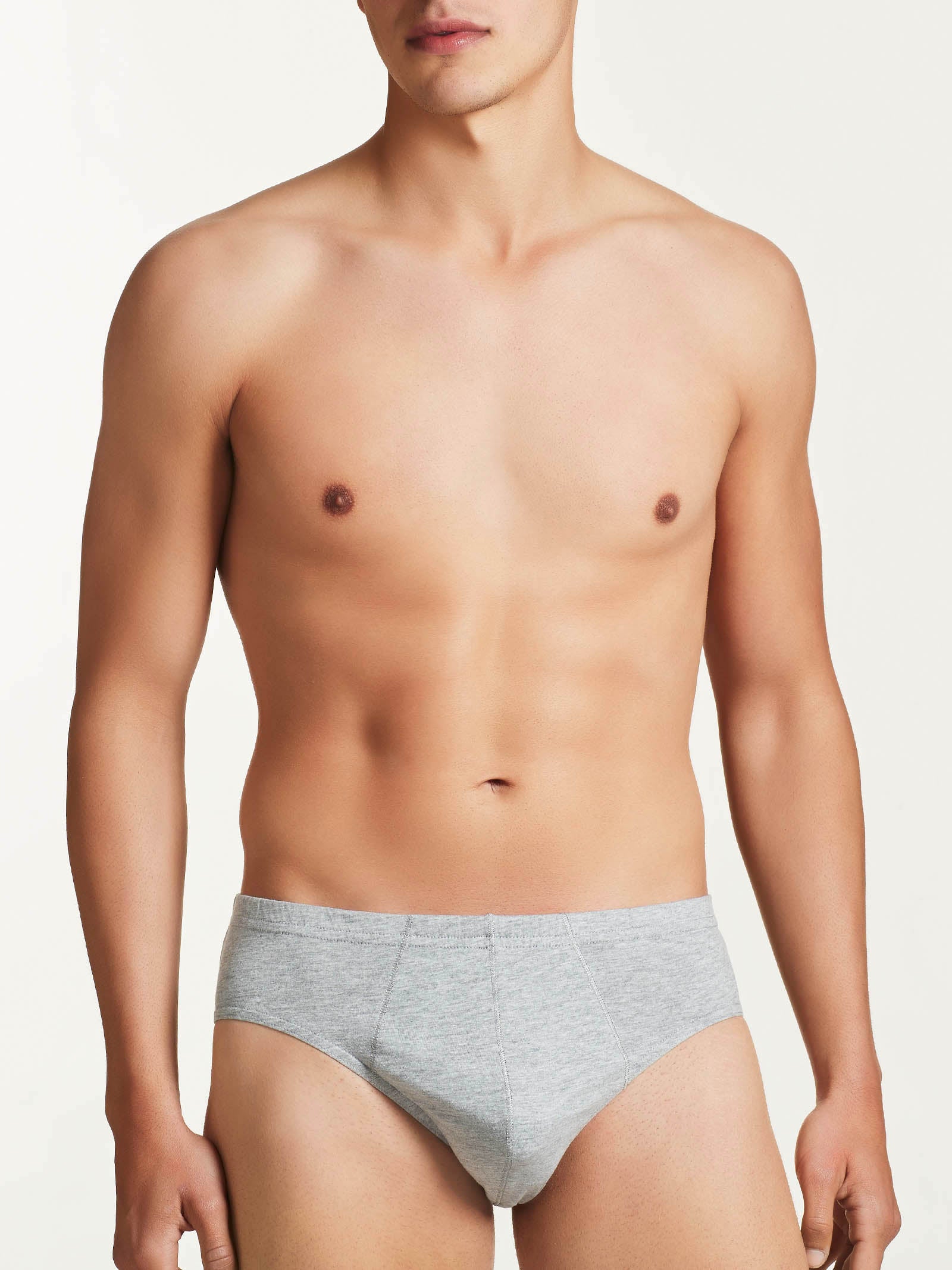 Ragno 100% Cotton slip uomo argento bipack 2 pezzi