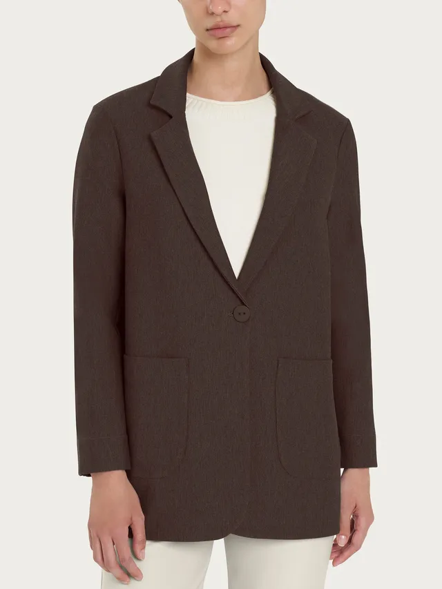 Ragno Compact blazer destrutturato Chocolate Torte