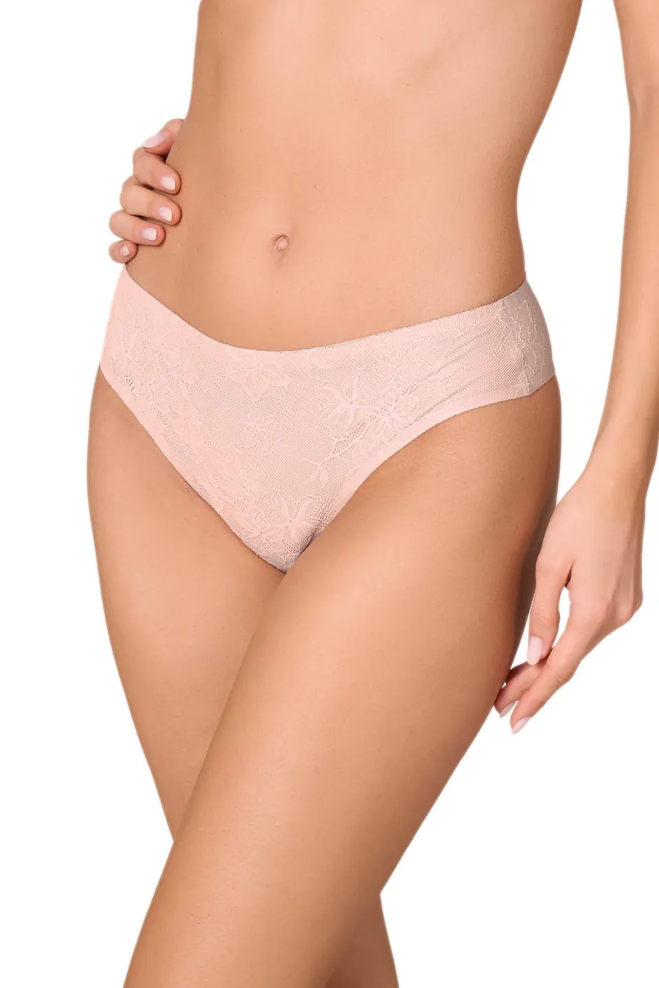 Goldenpoint Seamless Lace brasiliana pizzo fianco medio