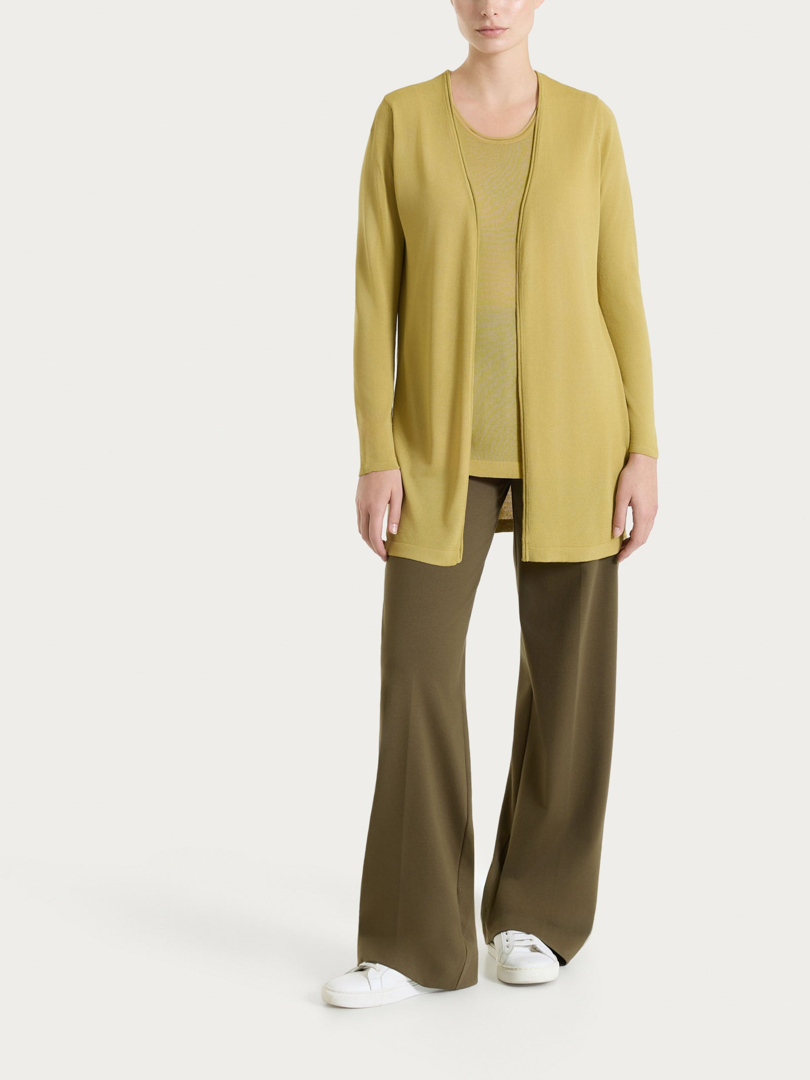 Ragno Perfetta Revolution palazzo pantalone Dark Olive leggero