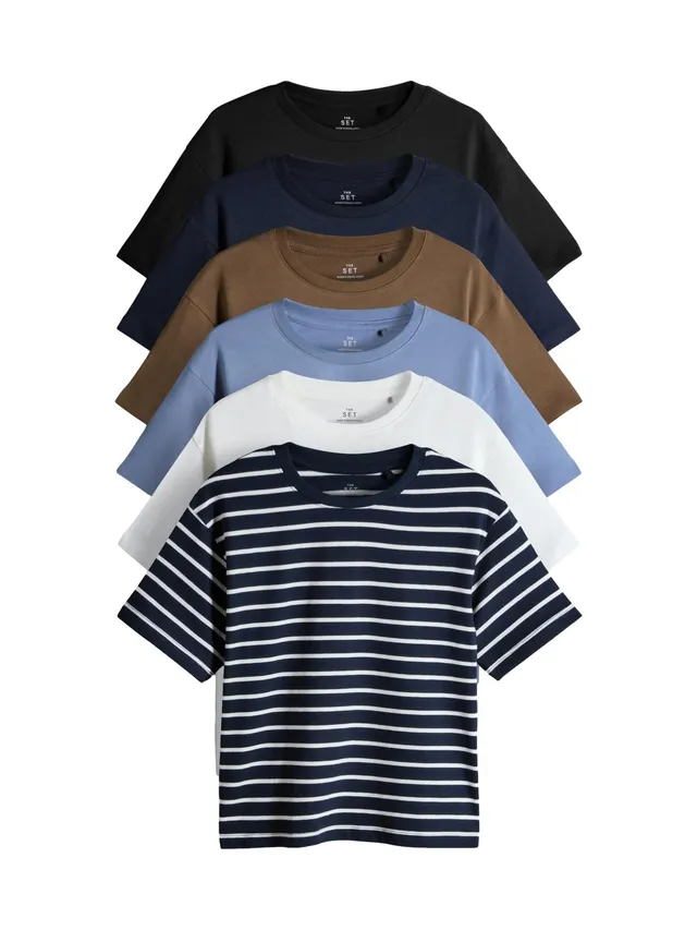 Next The Set Confezione da 6 T-Shirt Oversize Bambino Cotone
