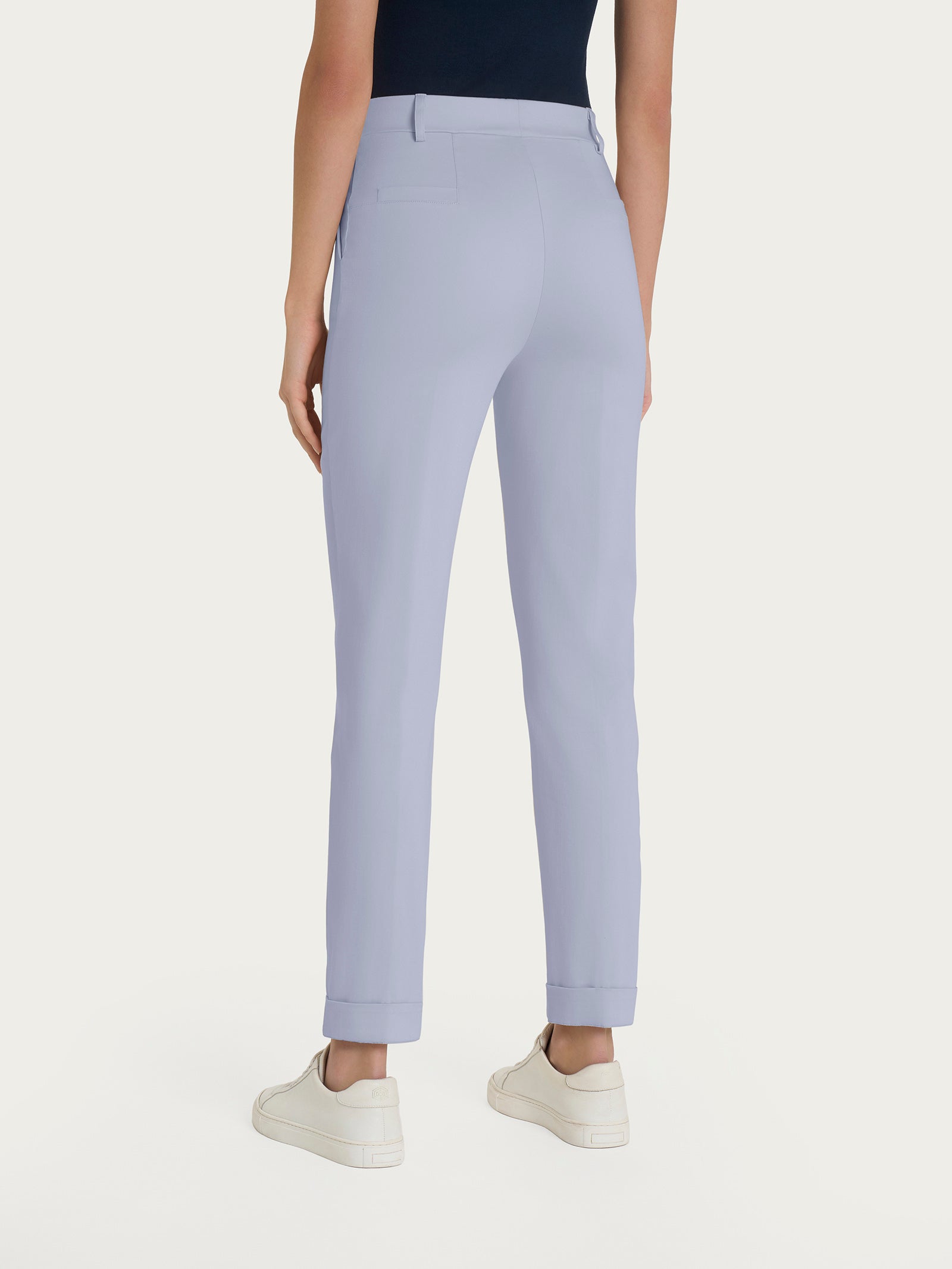 Ragno Satin Power The Chino pantalone Ultimate Gray cotone