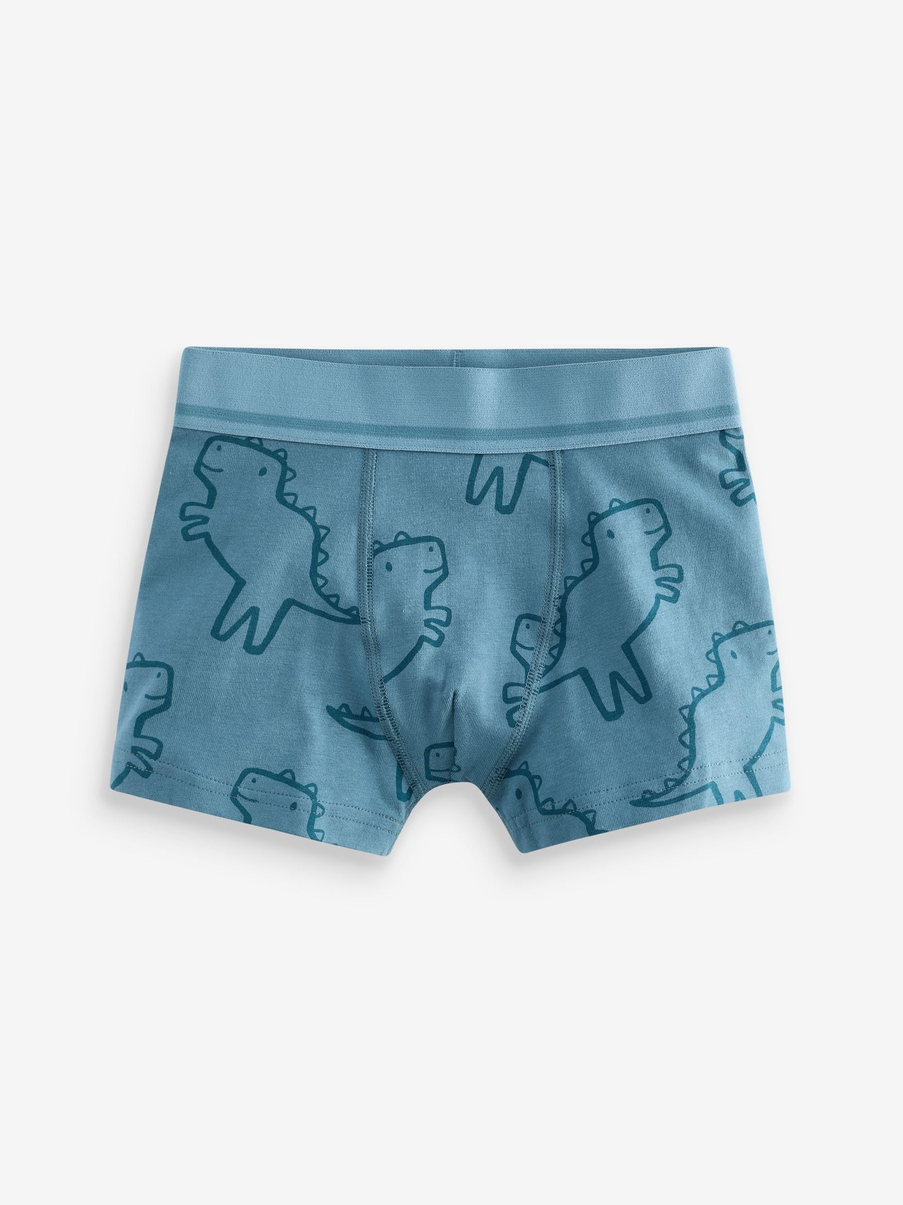 Next boxer ragazzo aderenti 5 pezzi dino blu cotone