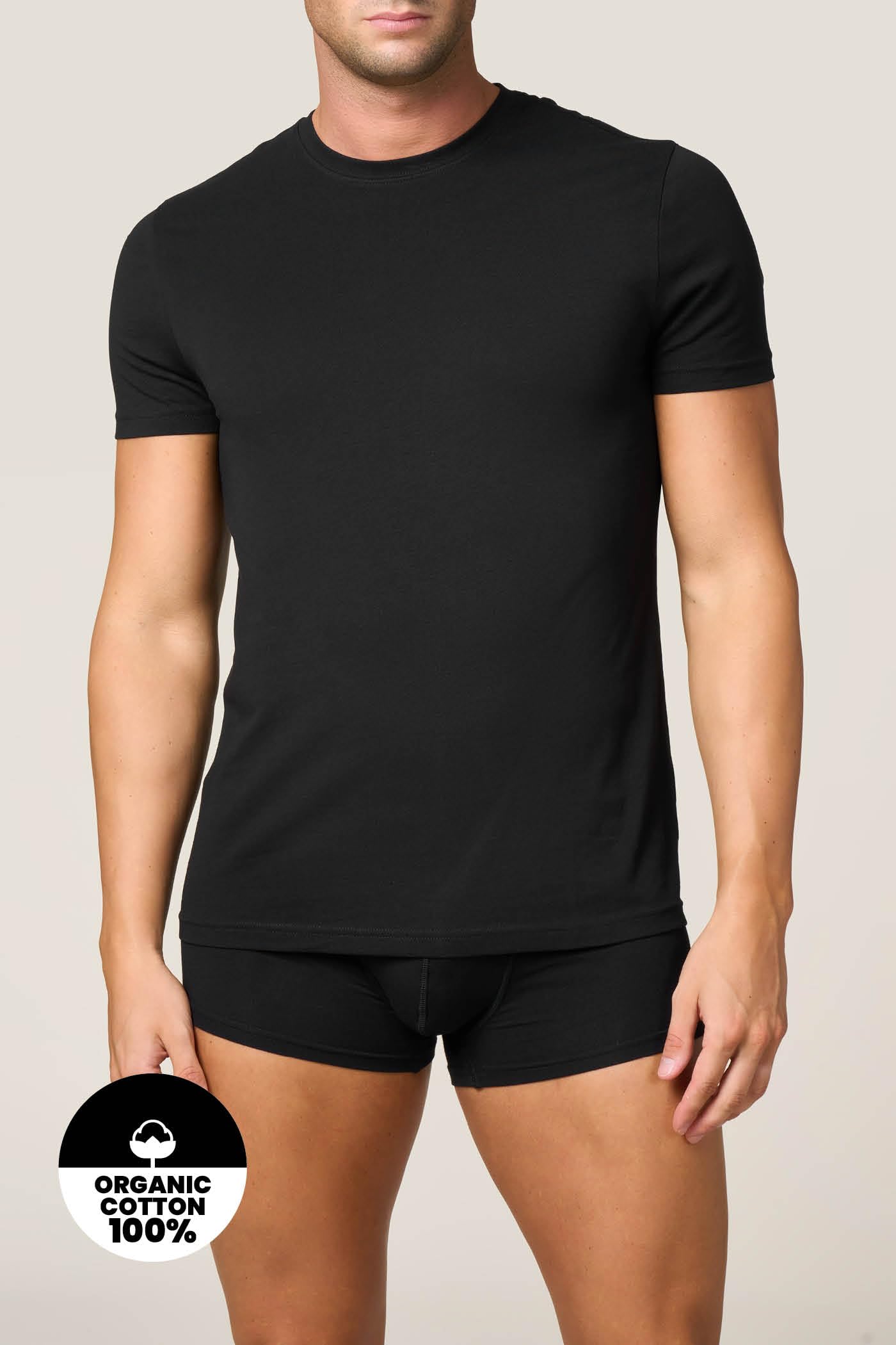 Goldenpoint T-Shirt Girocollo Uomo Cotone Organico