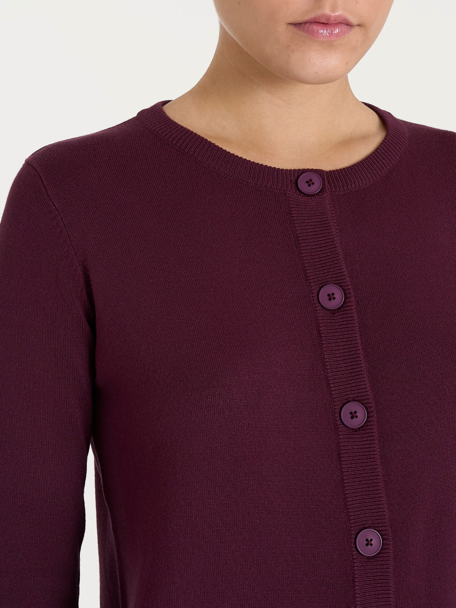 Ragno Four Seasons Cardigan Bottoni Fig
