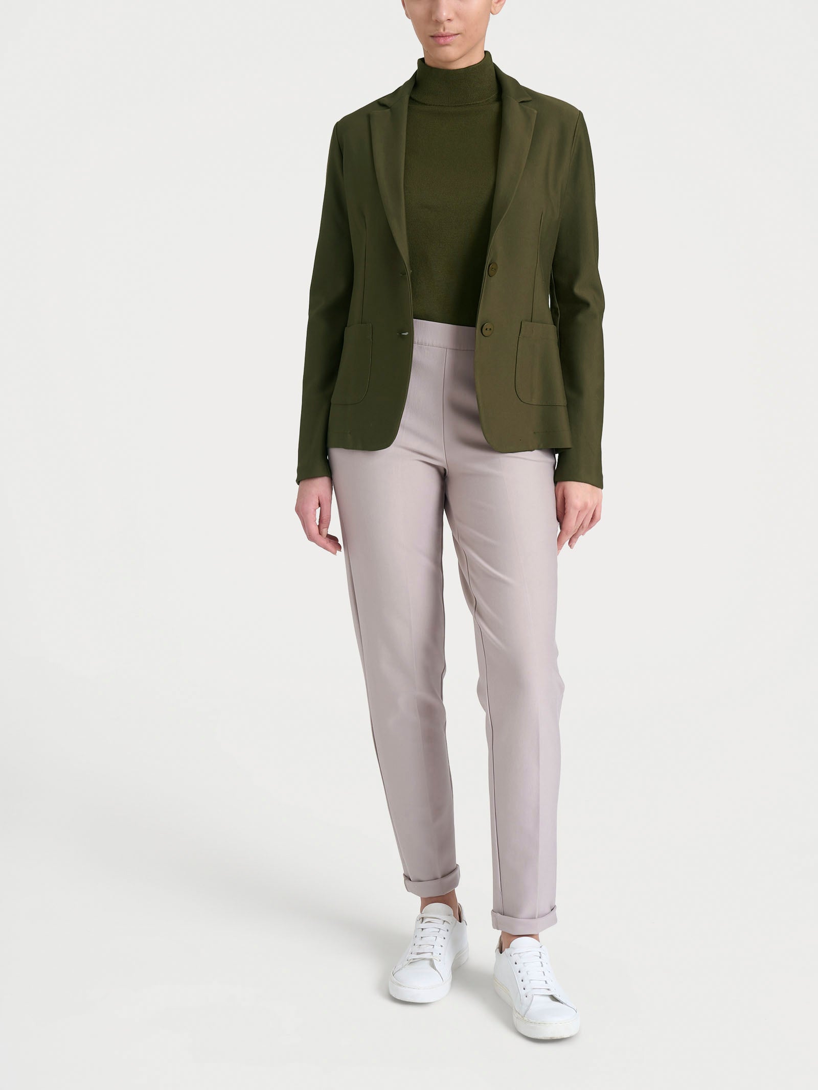Ragno Compact Blazer due bottoni Dark Olive