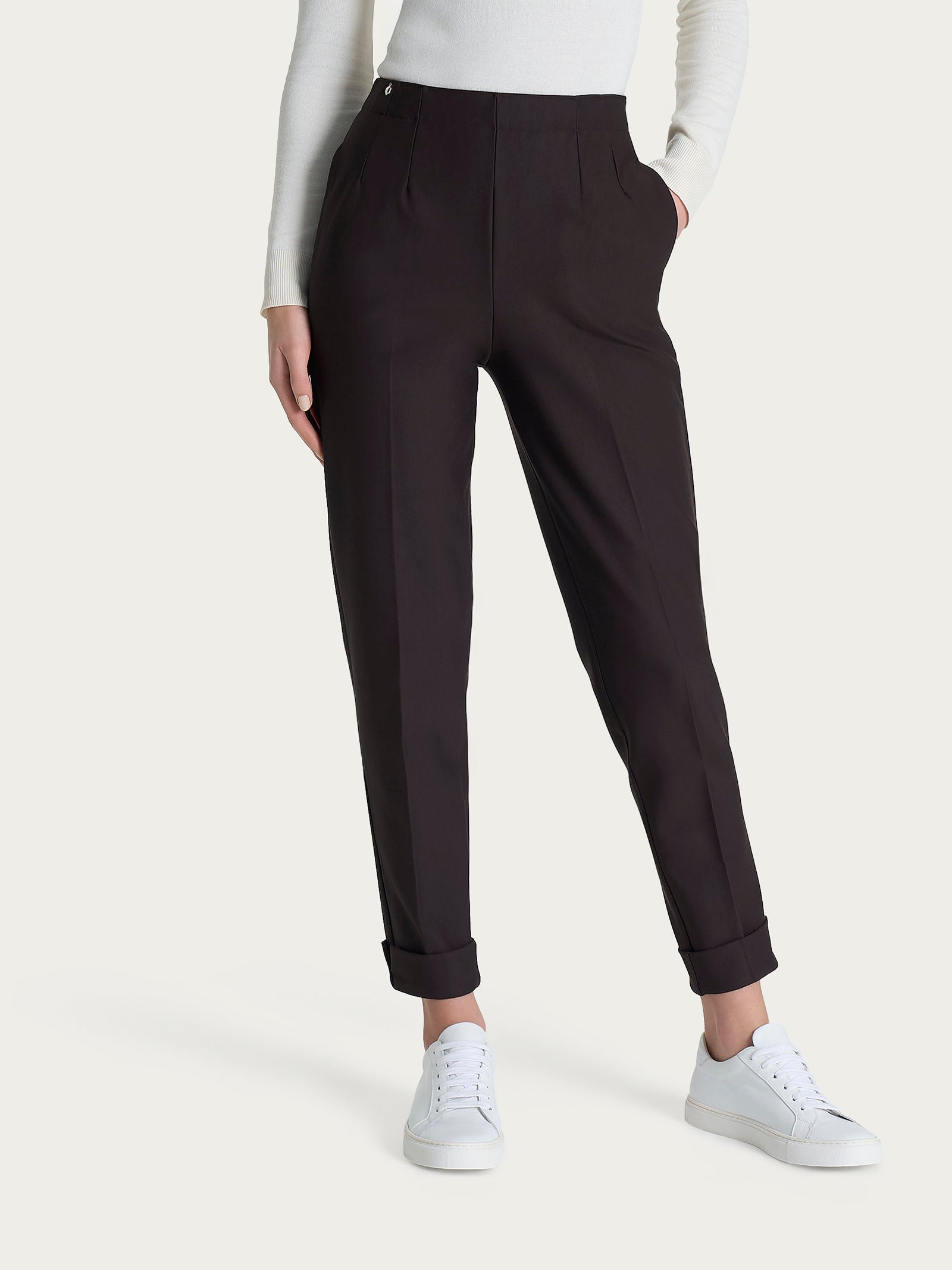 Ragno Compact Pantalone Carota Tasche Chocolate Torte