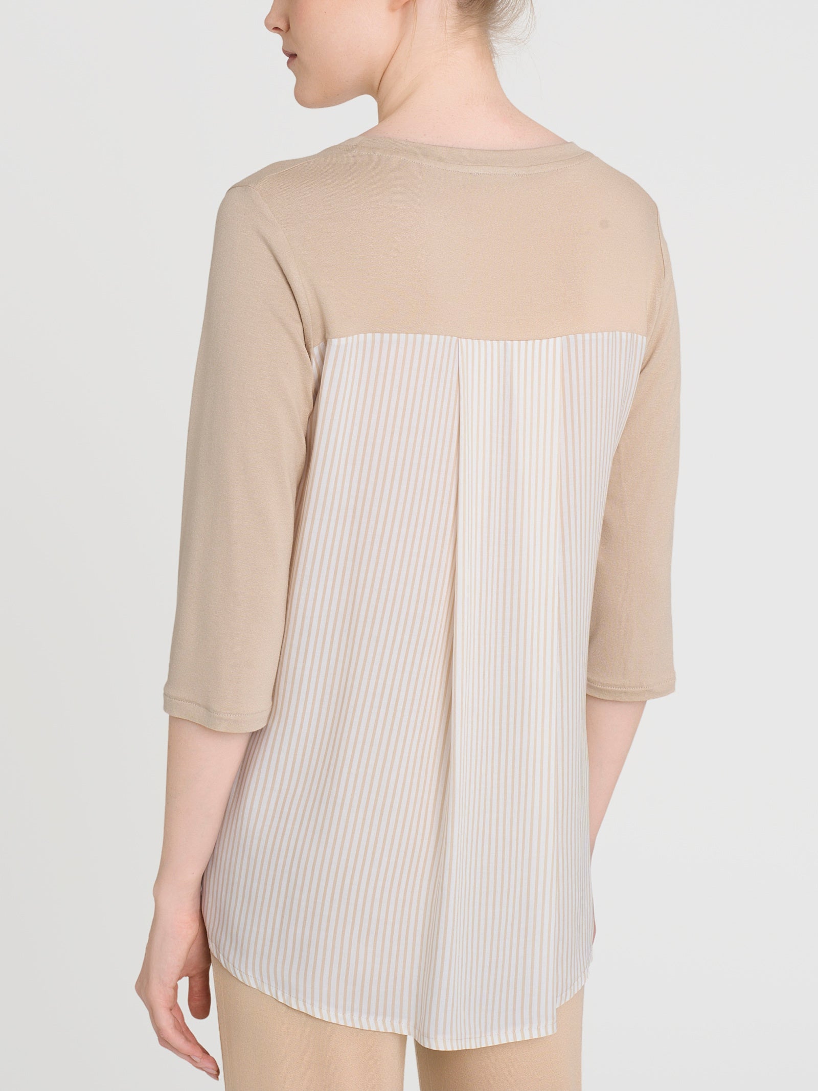 Ragno Girocollo maglia manica 3/4 marrone Irish Cream