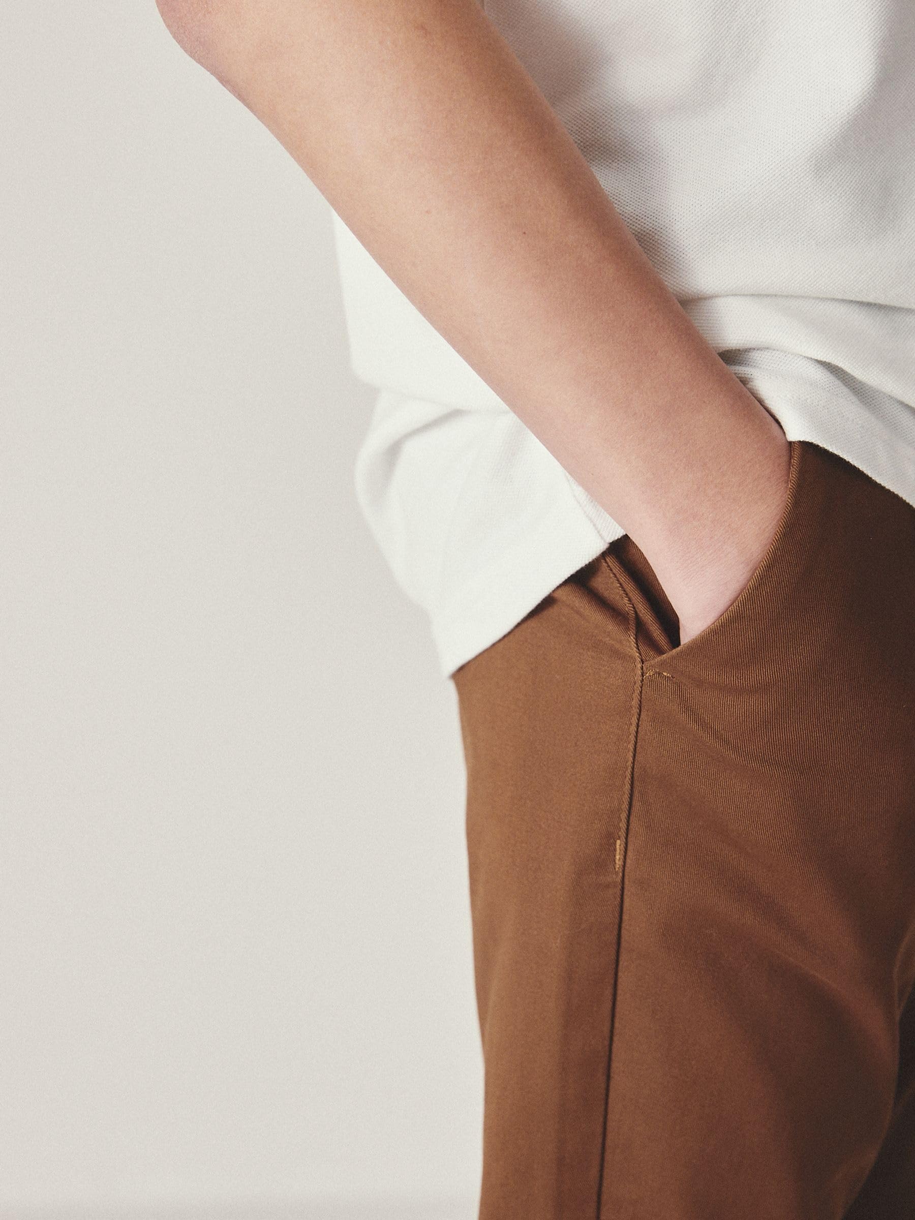 Next Pantaloni Chino Elasticizzati Skinny Bimbo 104 Cotone