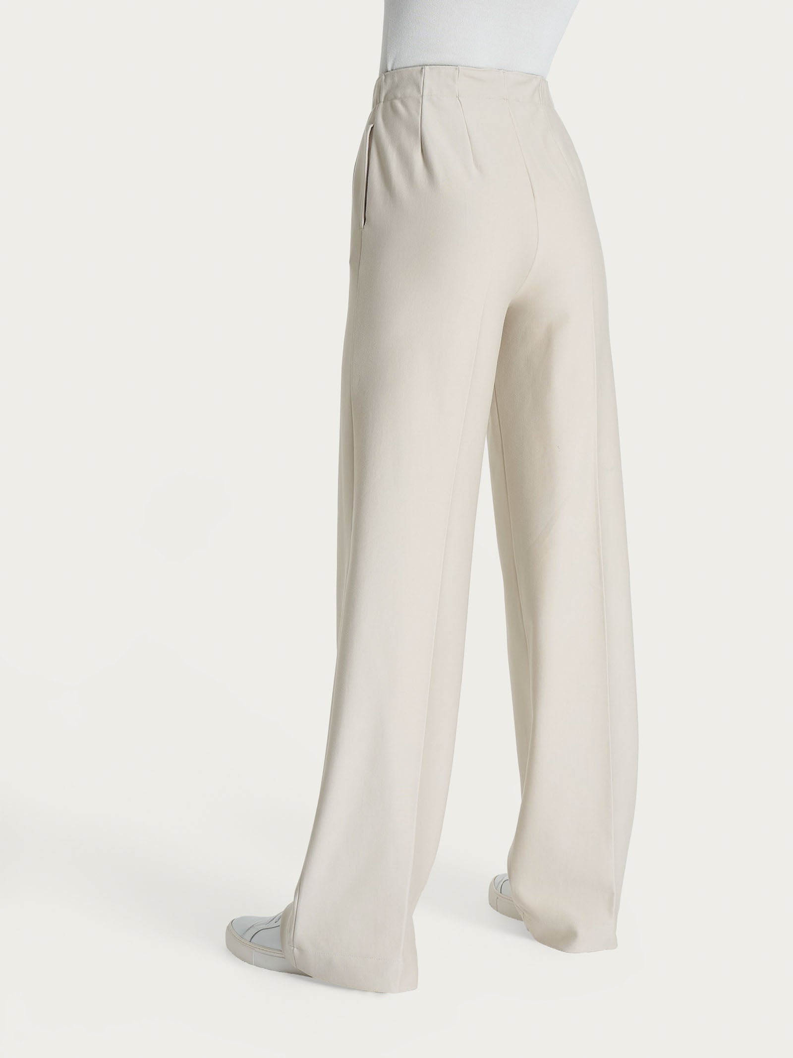 Ragno Compact Pantalone ampio tasche champignon