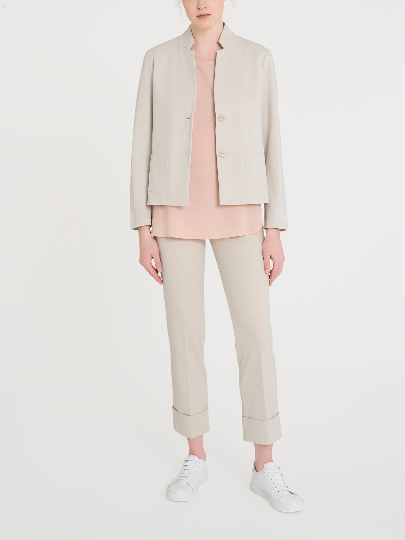 Ragno Compact Light Blazer corto donna Champignon