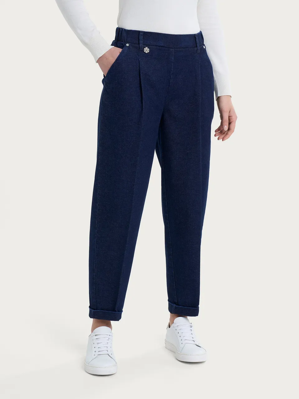 Ragno Super Denim Jeans carota donna Persia