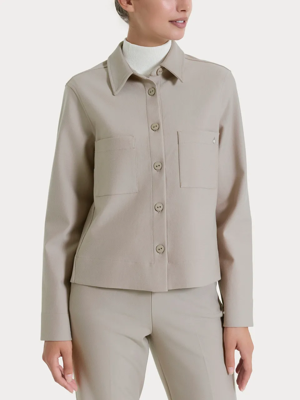 Ragno Gem Compact Shacket Giacca String viscosa