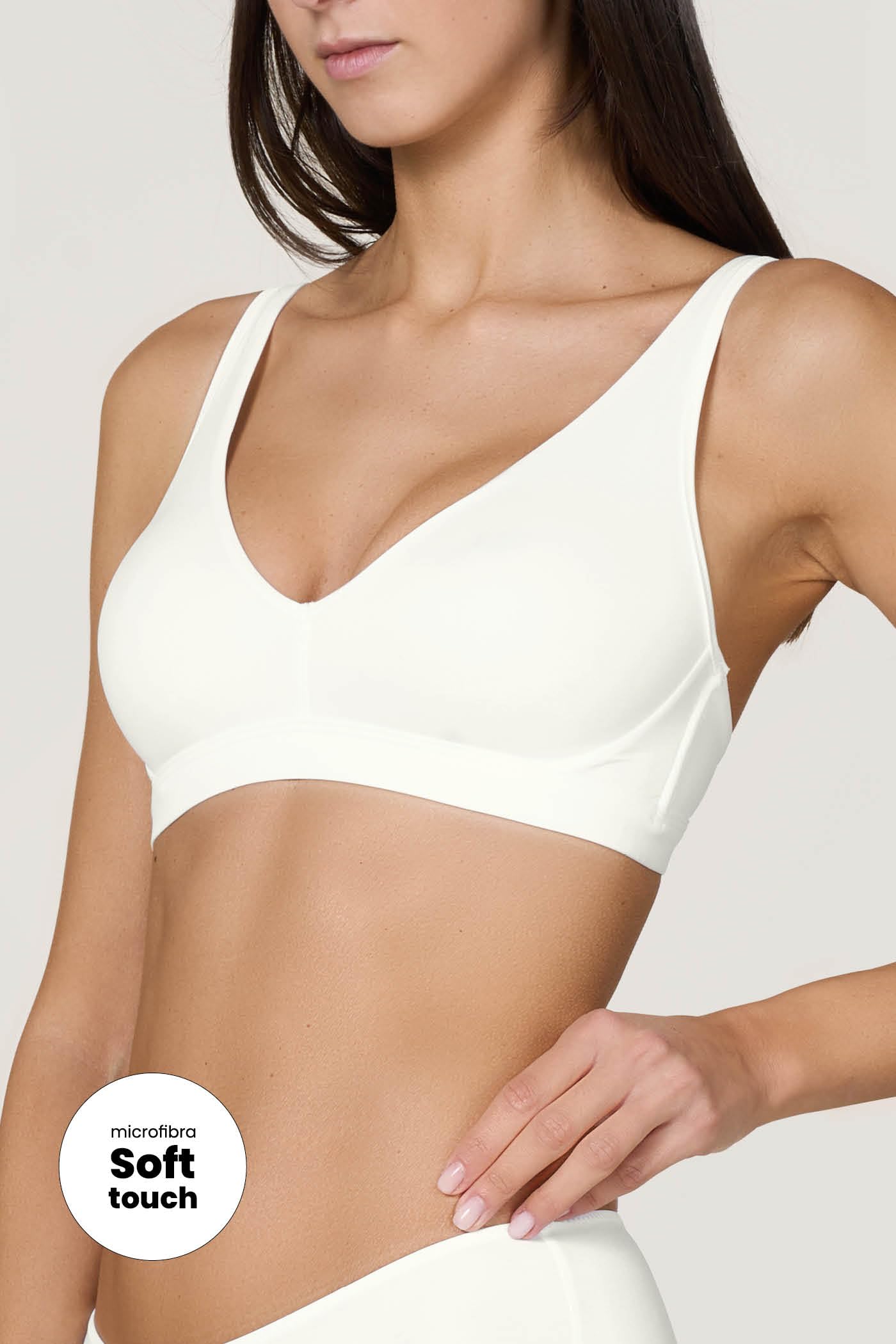 Goldenpoint reggiseno triangolo microfibra senza imbottitura