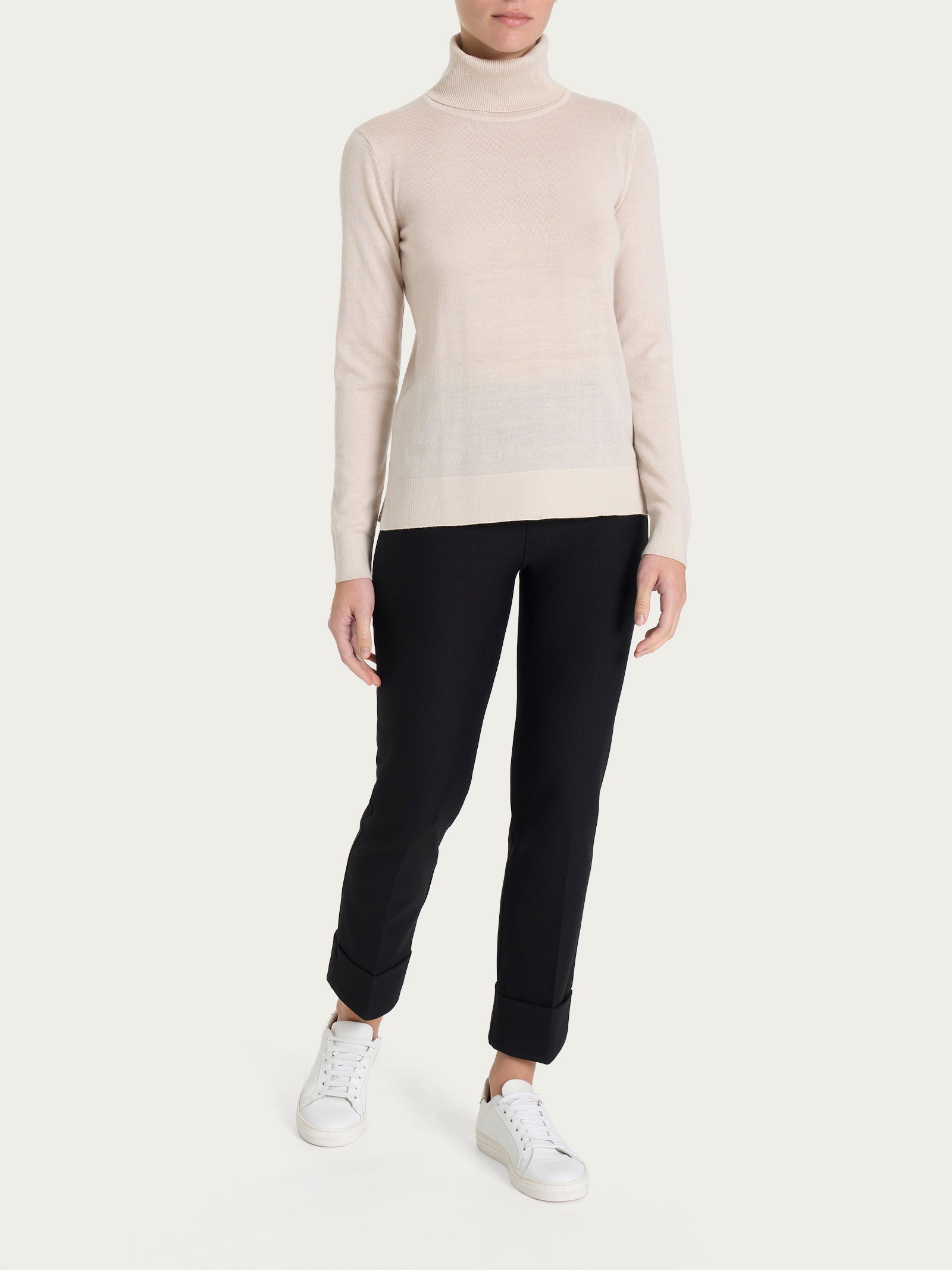 Ragno Merino Soft dolcevita maglia lana rust termica