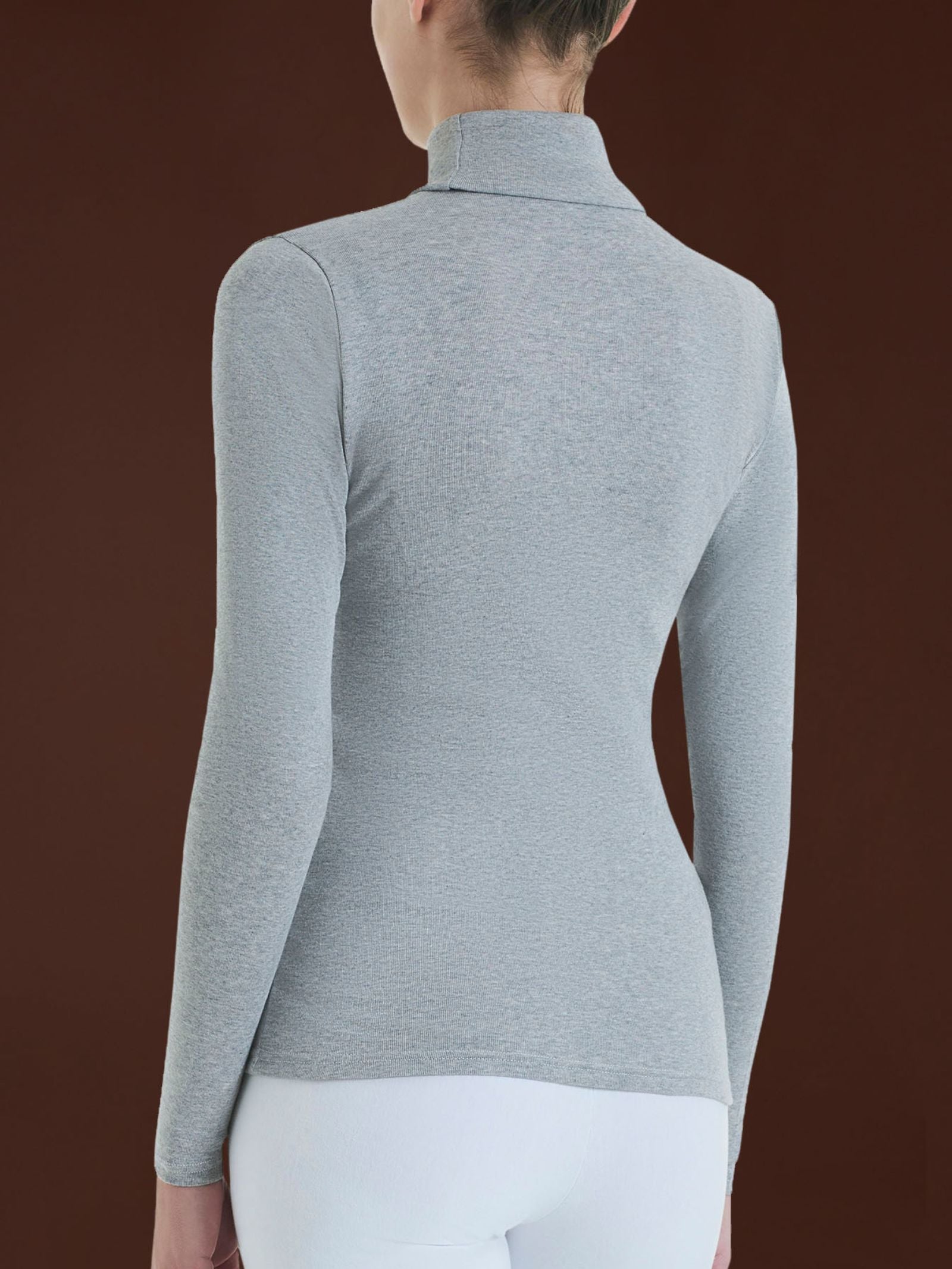 Ragno Thermo Cotton Lupetto maglia collo alto nero Vapore Mel.