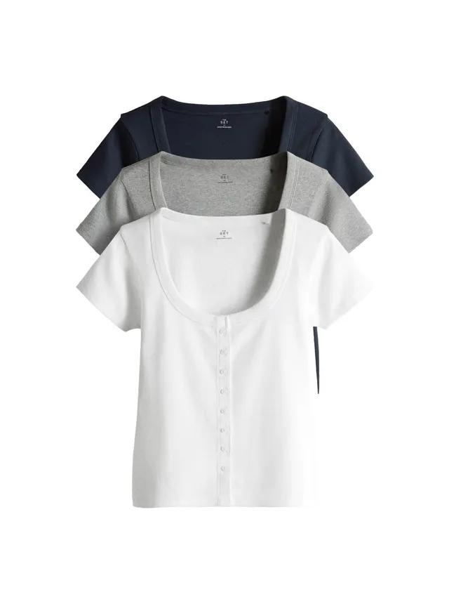 Geo Next The Set Top Scollo Rotondo Bottoni Donna 3 Pezzi
