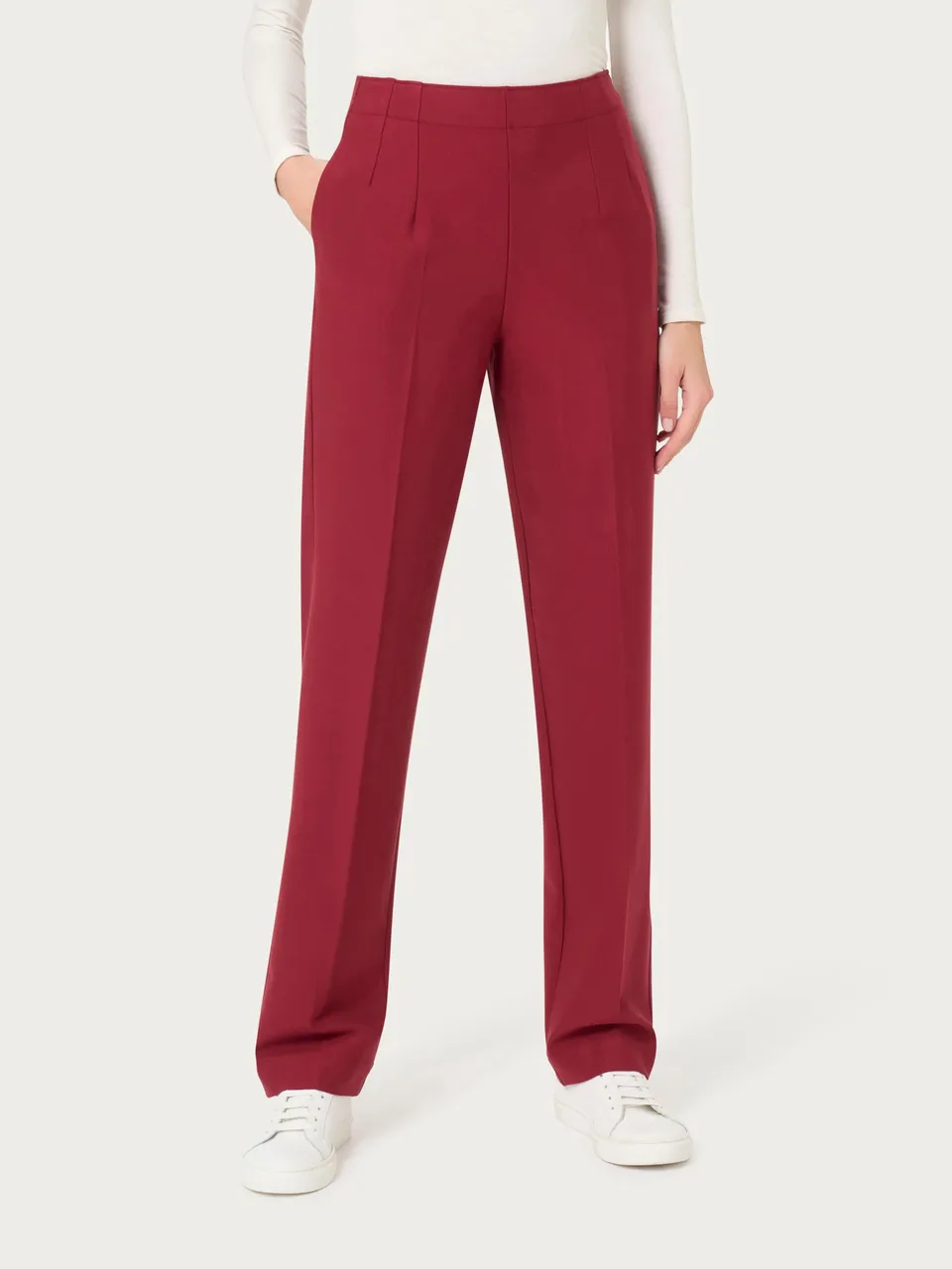 Ragno Compact Pantalone Dritto The Straight Leg Tibetan Red