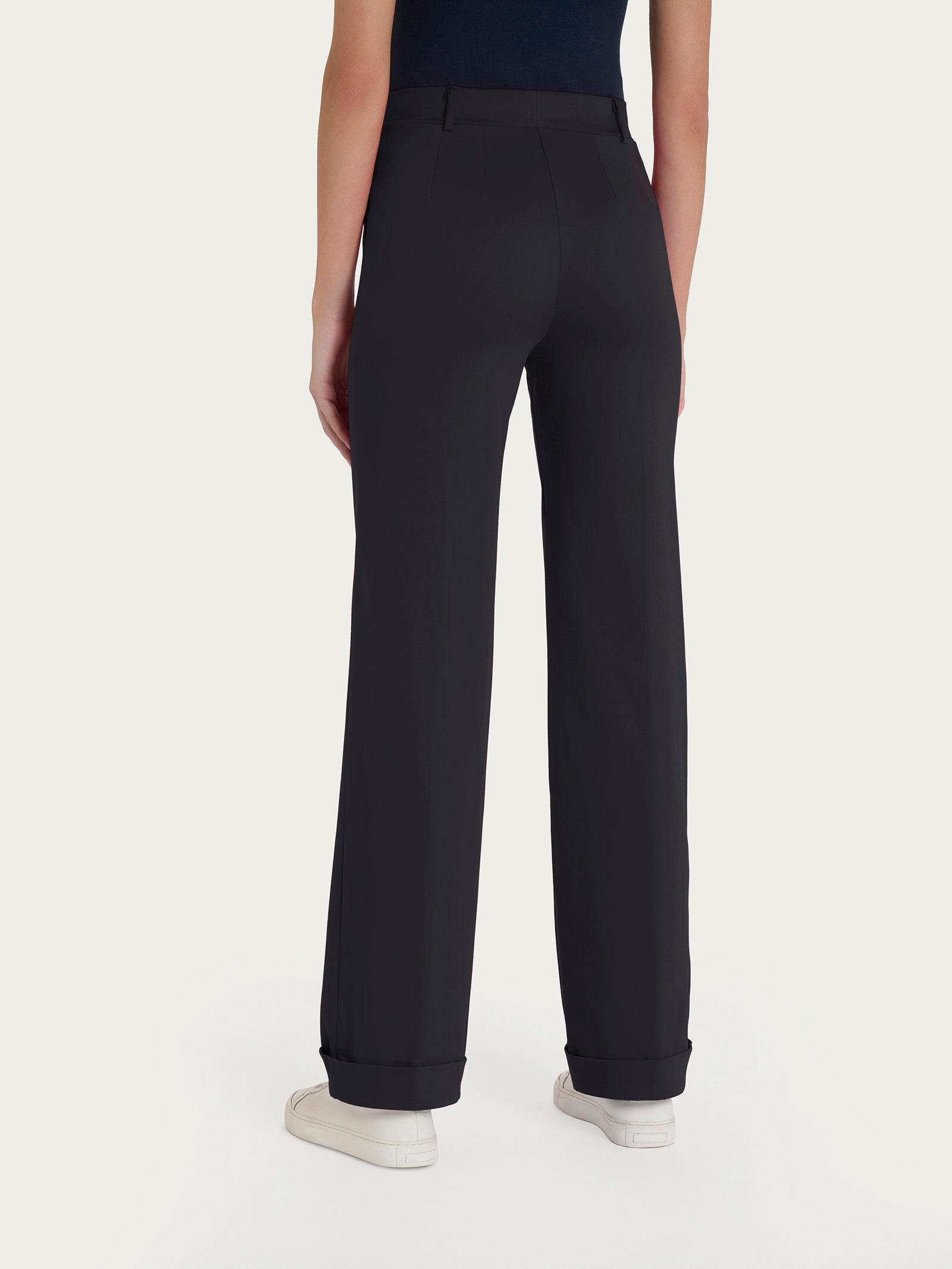 Ragno Satin Power Pantalone dritto cotone Nero