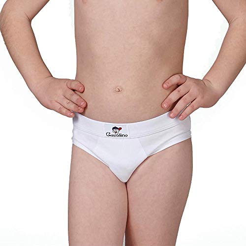 Lady C Gasolino slip bimbo cotone 6 pezzi tinta unita