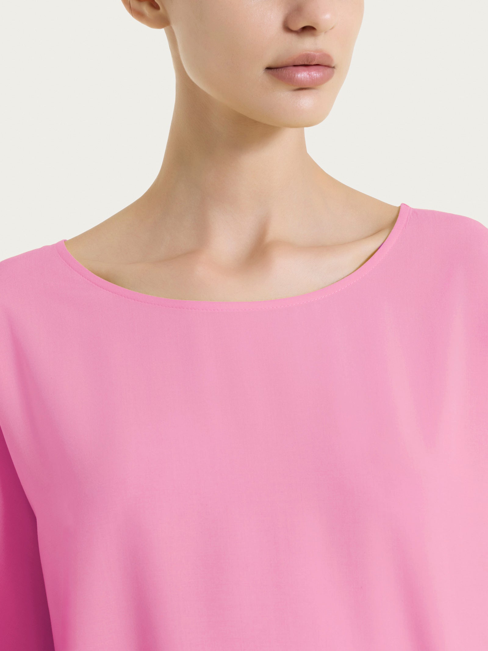 Ragno Voile Stretch blusa cashmere rose manica 3/4