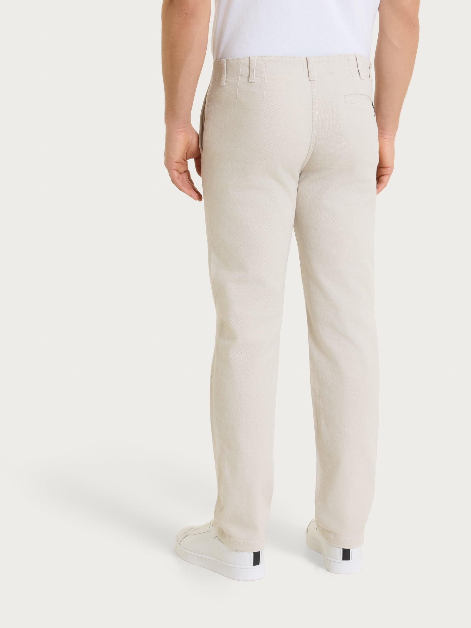 Ragno Compact Pantalone chino uomo champignon cotone