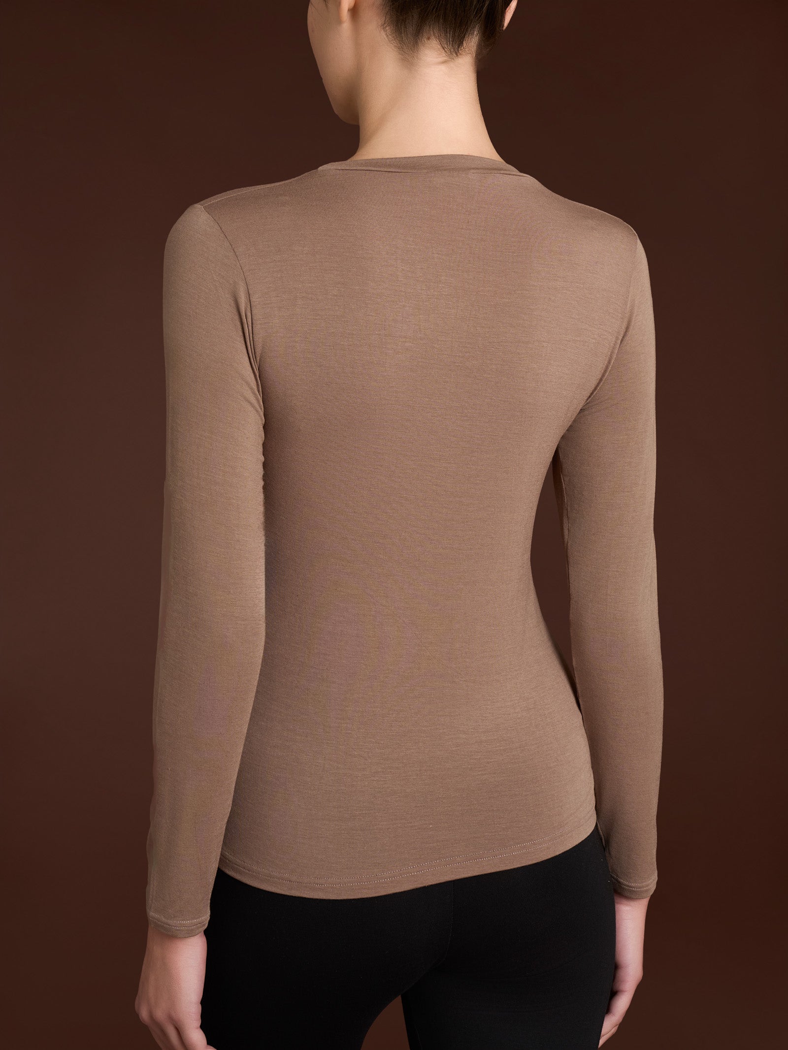 Ragno Tenderwool Maglietta Girocollo Visone misto lana