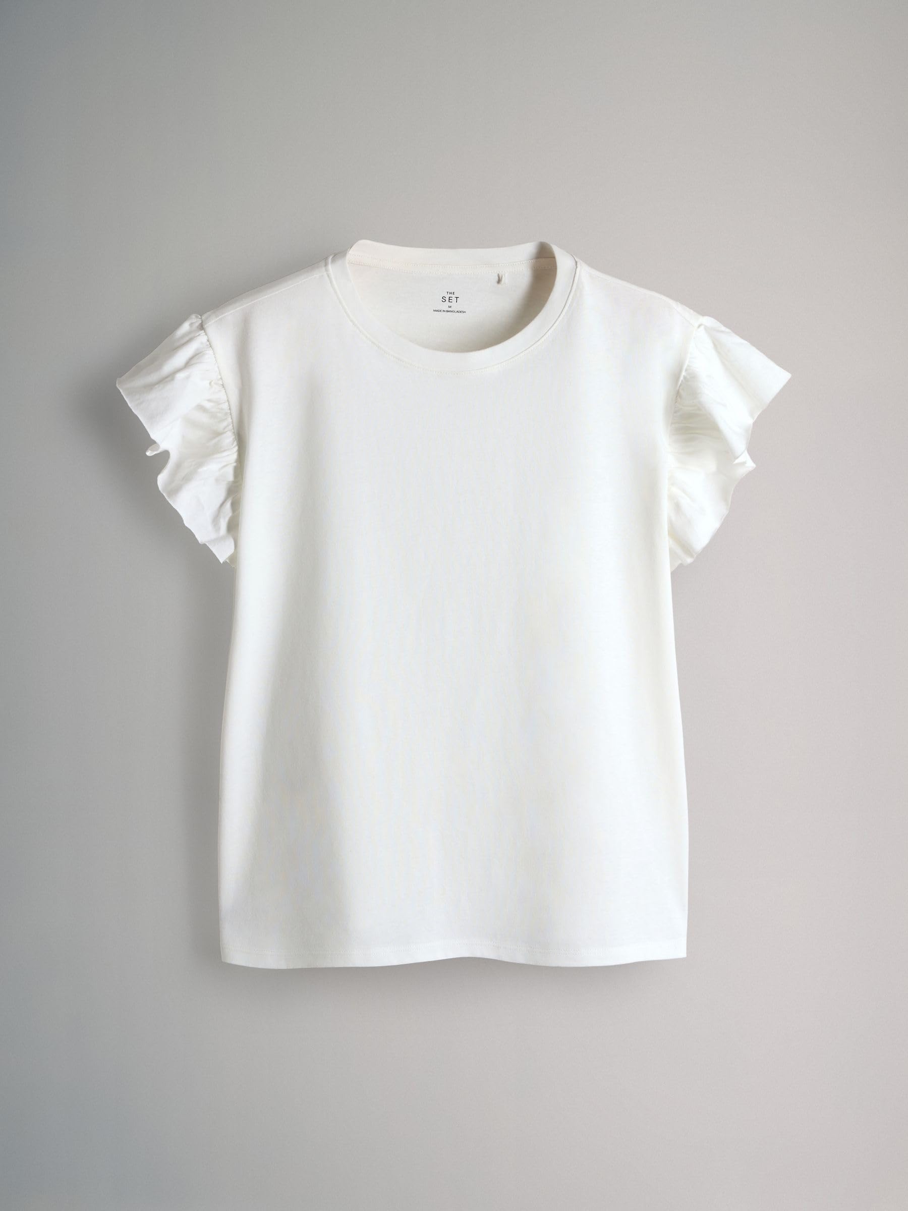 The Set t-shirt donna manica corta con volant 4 pezzi morbide