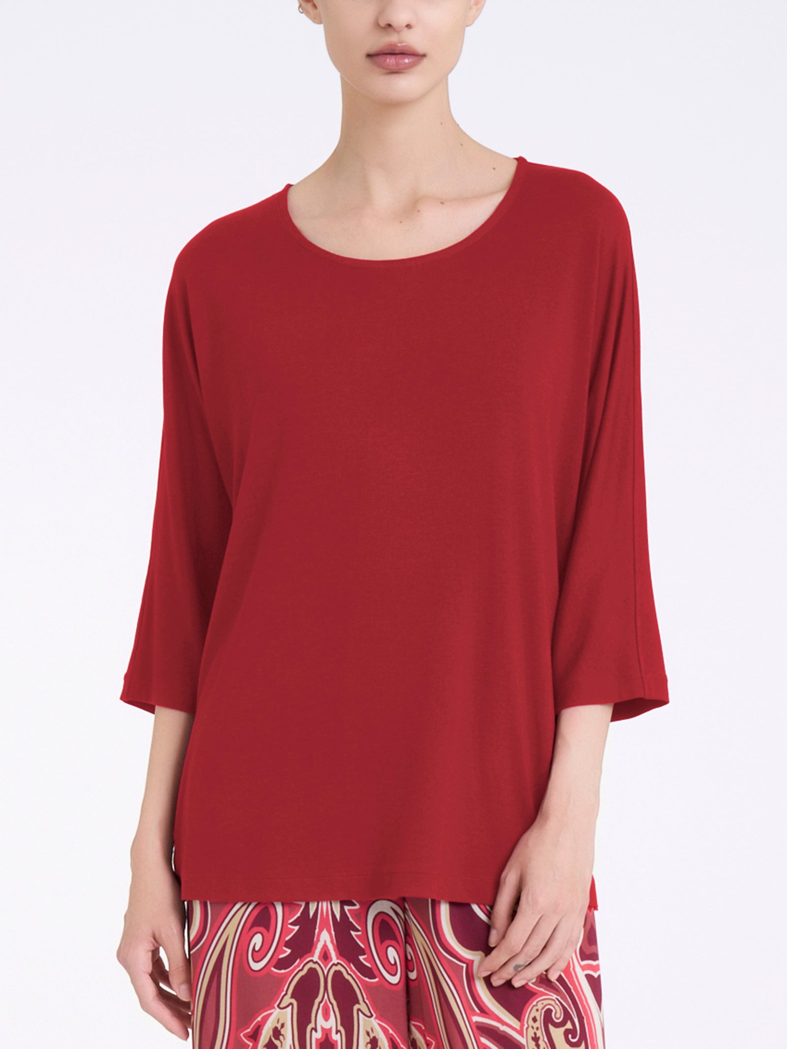 Ragno Viscosa Summer Maxi T-Shirt maglietta viscosa Brandy Snifter
