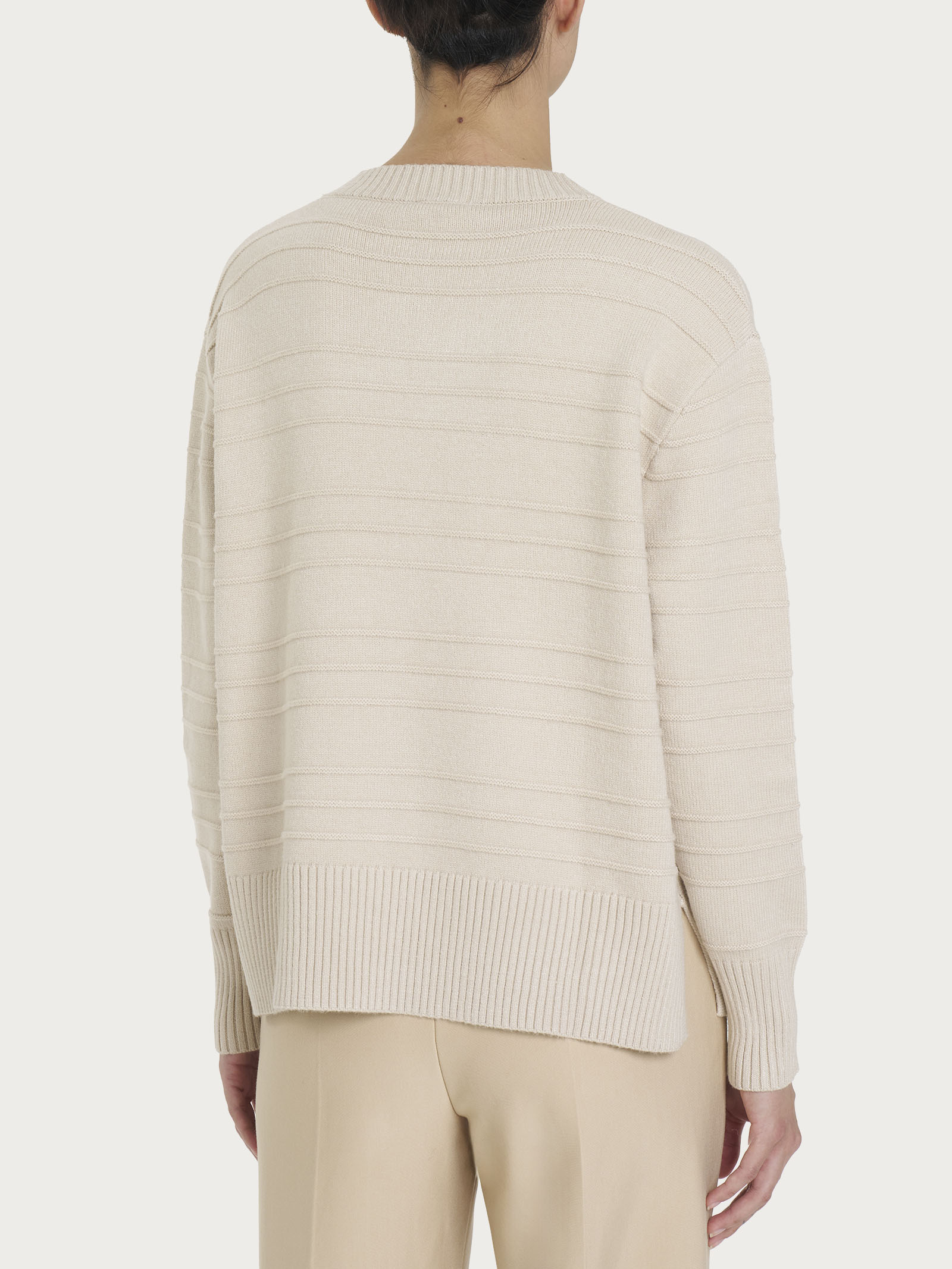 Ragno SL Girocollo maglia super soft champignon calda