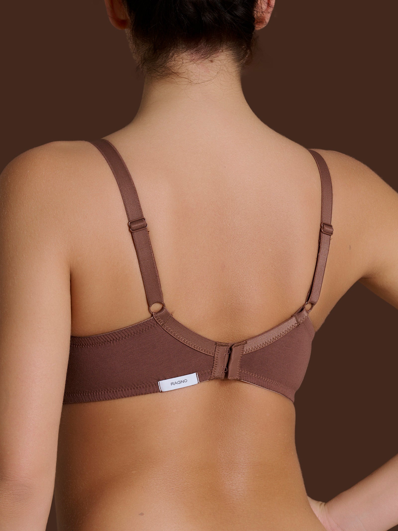 Ragno beYOUtiful YouUp reggiseno cotone Acorn