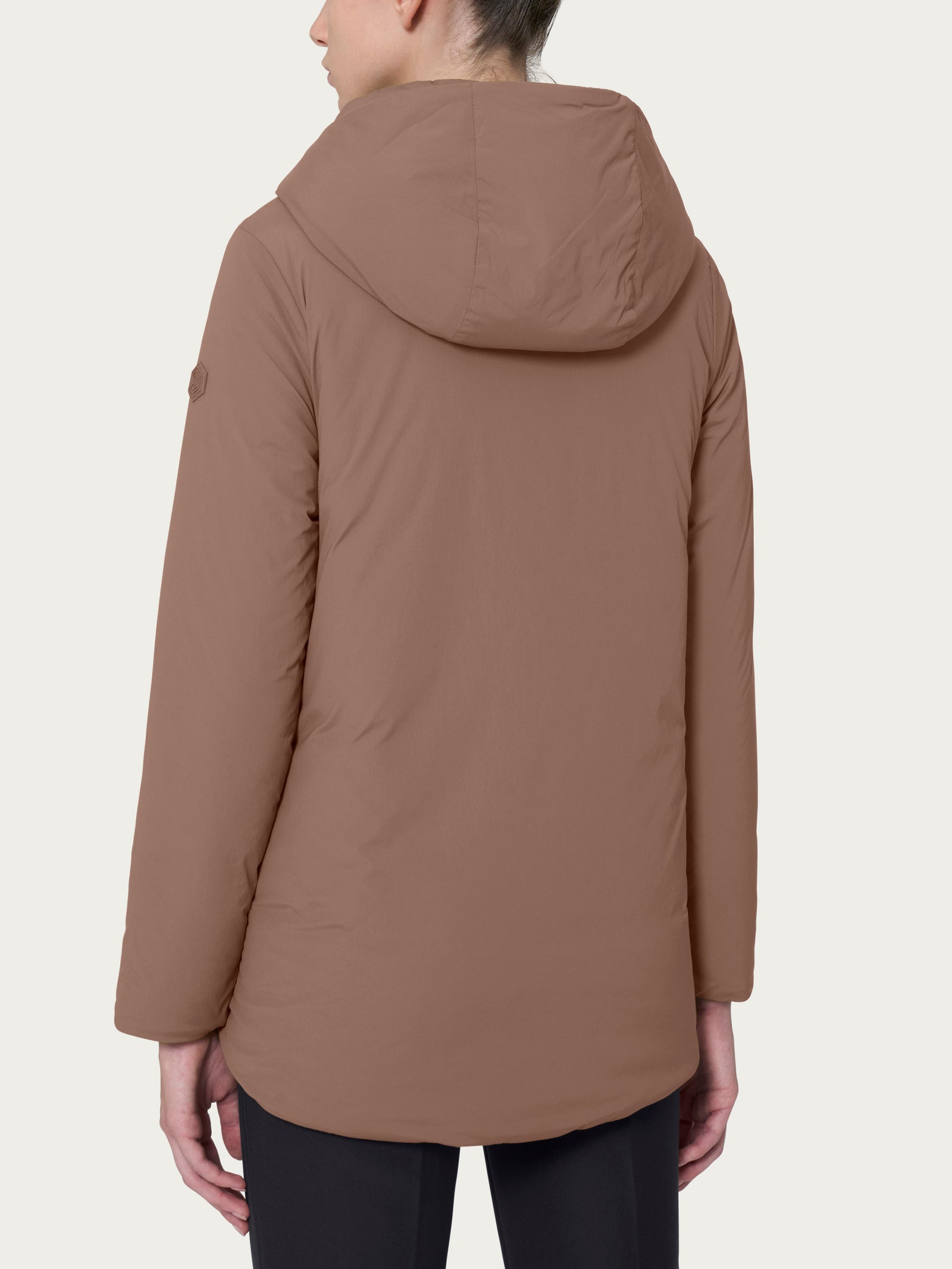 Ragno Comfort Piumino 150 g cappotto donna Pine Bark imbottitura lana