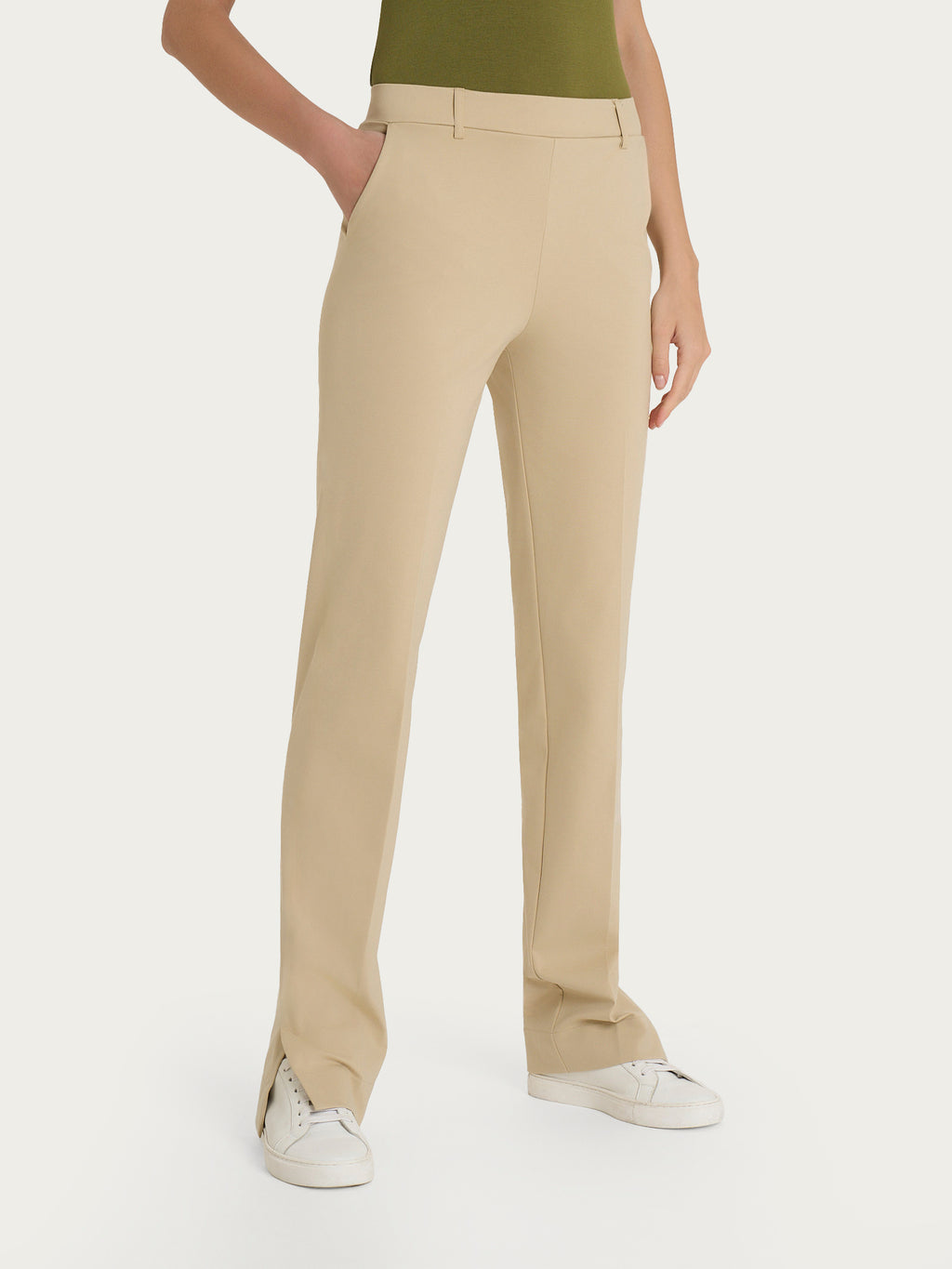 Ragno Compact Light Pantalone Dritto Donna Irish Cream