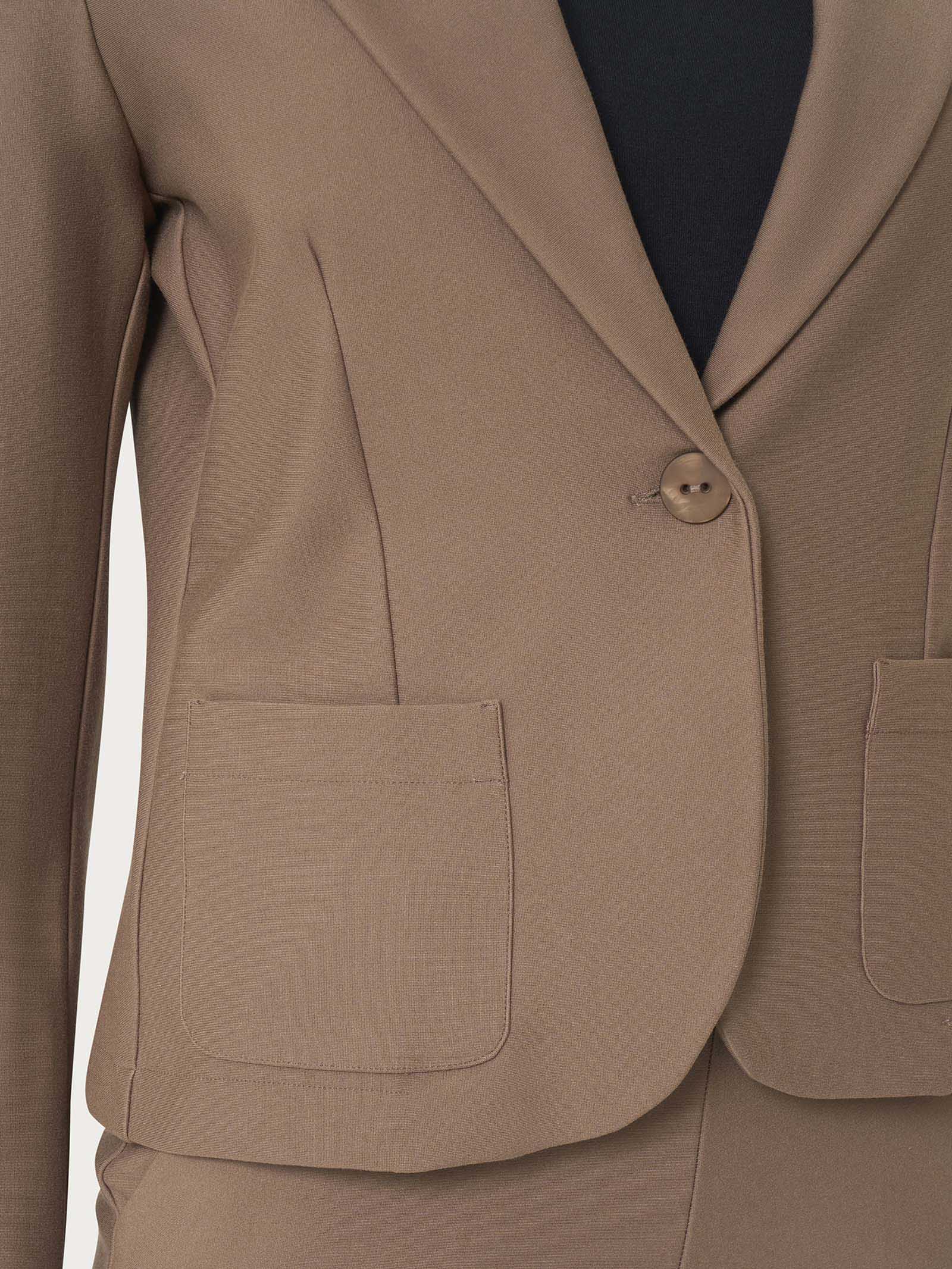 Ragno Compact Blazer Corto 1 Bottone Giacca Pine Bark regular