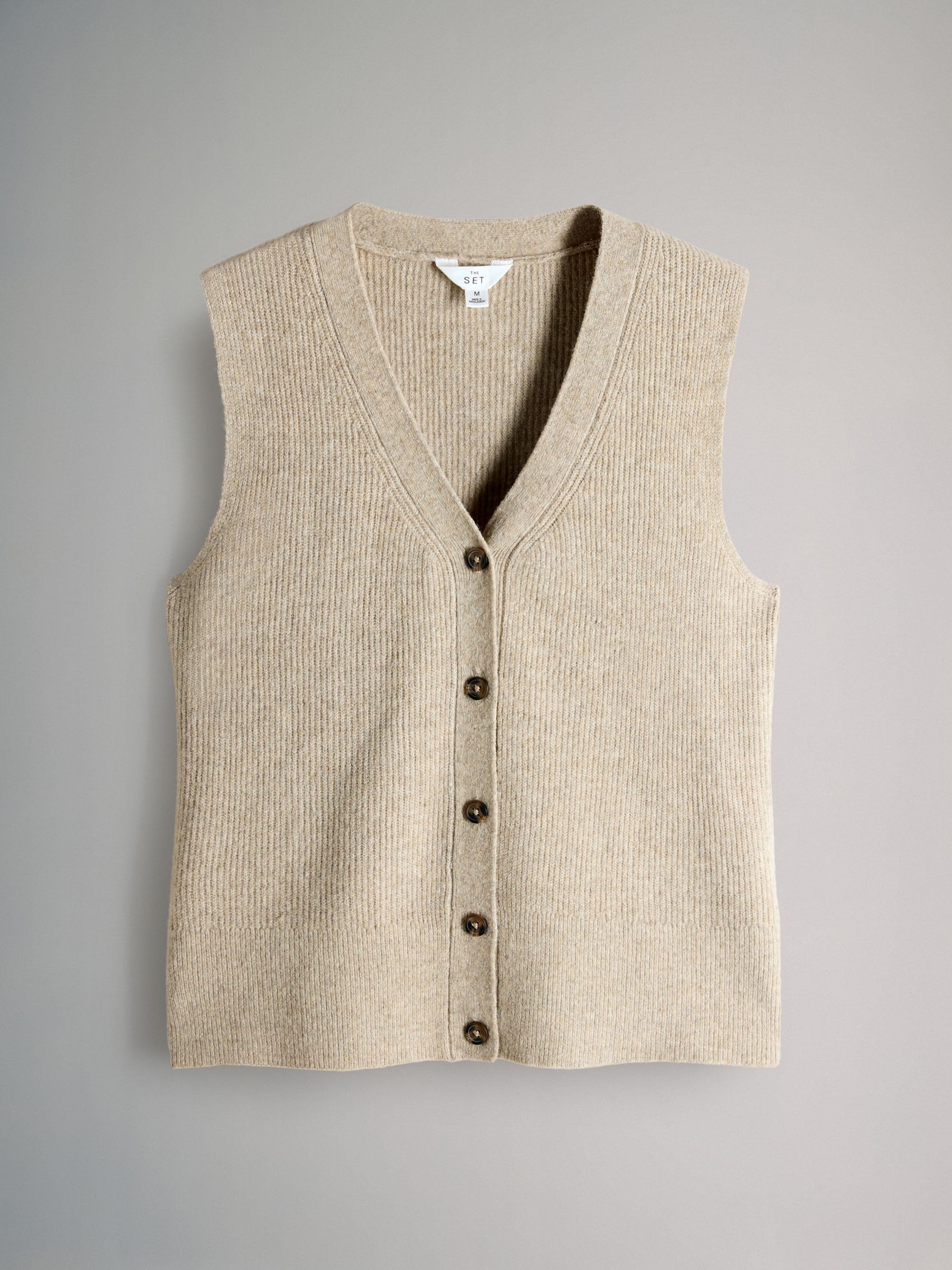 Geo Next The Set gilet maglia lana donna 2 pezzi morbido