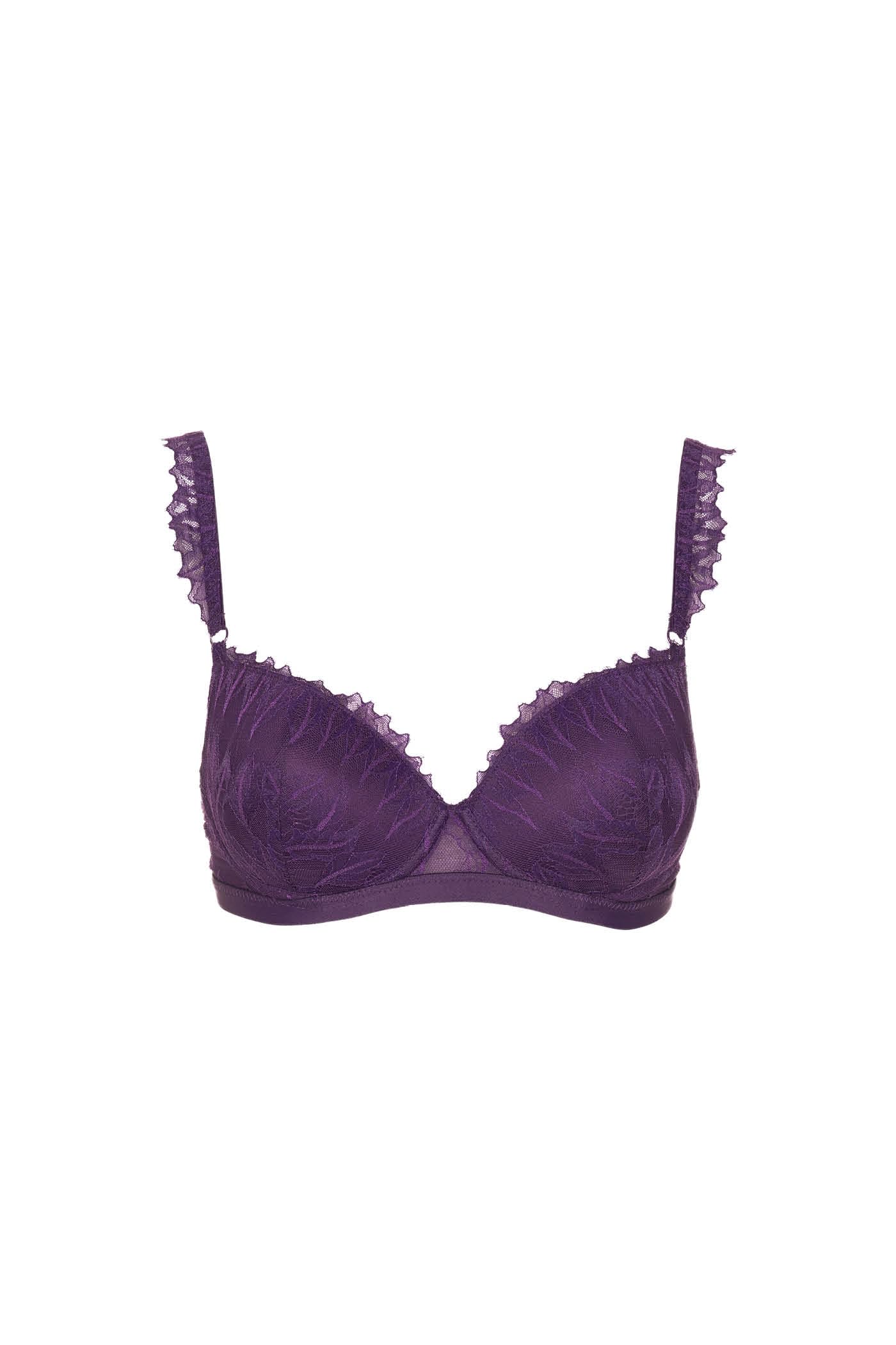 Goldenpoint Afrodite Foliage Reggiseno imbottito pizzo spalline regolabili