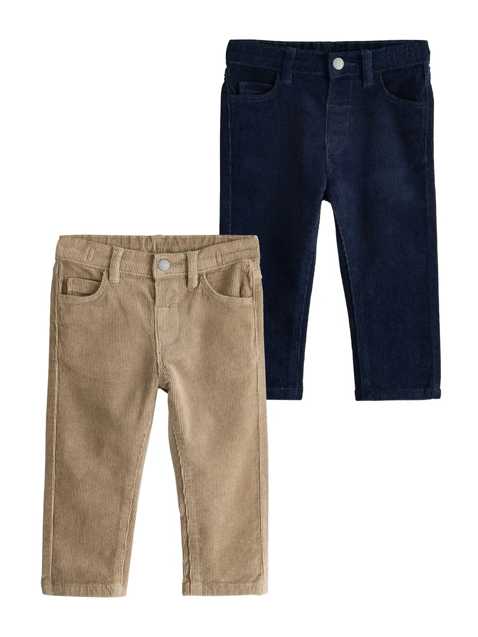 Next pantaloni velluto ragazzo 110-116 confezione 2 paia