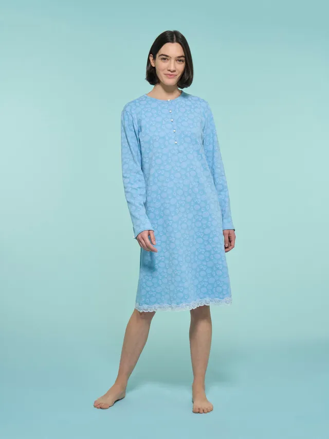 Ragno Sweet Emotion camicia notte Dusk Blue 100 cm